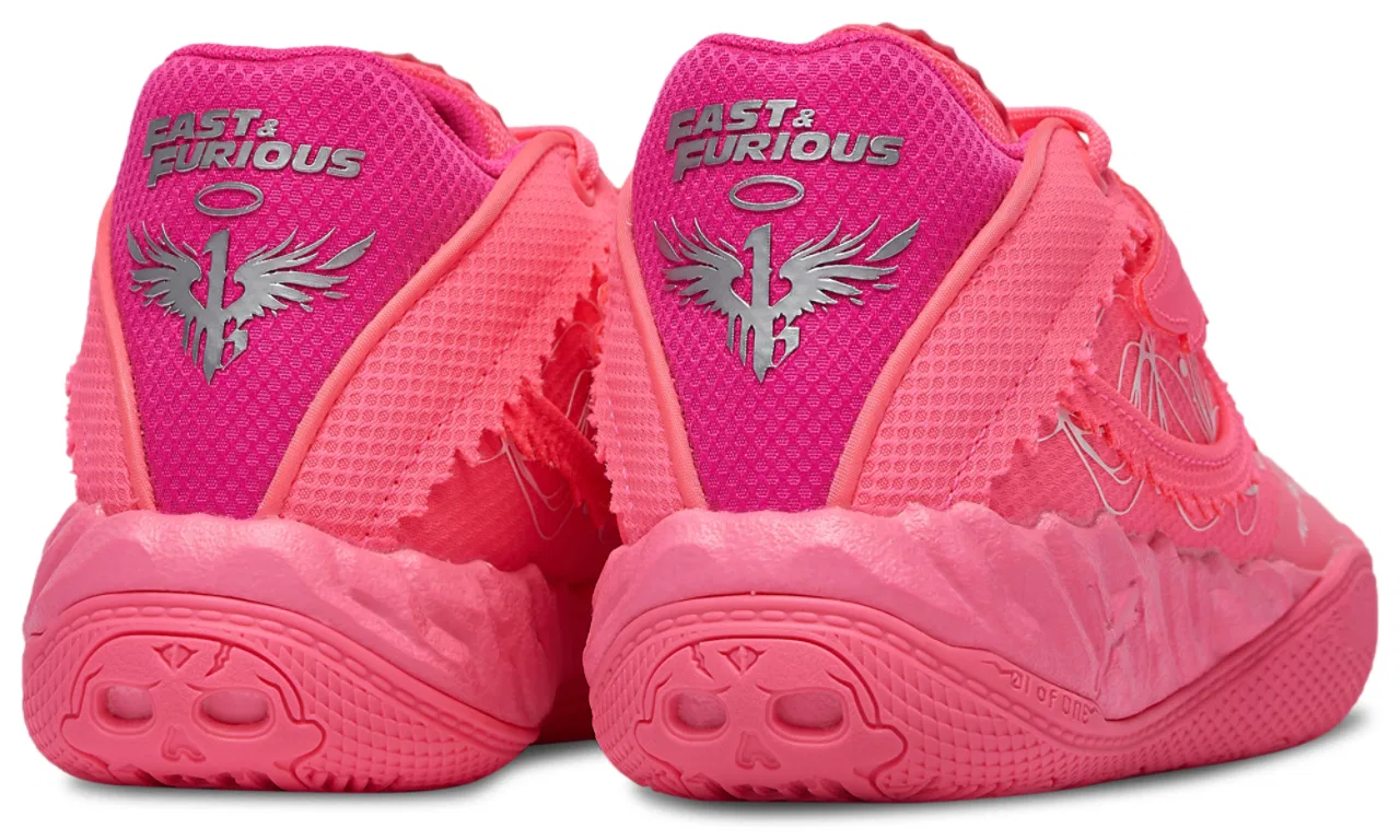 Мальчиковые кроссовки MB 05 Fast & Furious Miami PUMA, белый/розовый — фото 3
