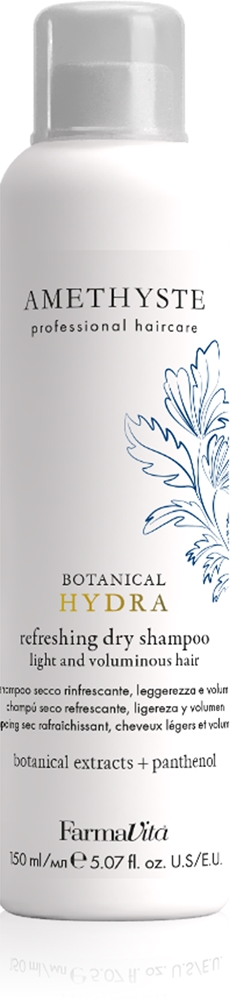 

Освежающий сухой шампунь Amethyste Botanical Hydra Farmavita, su uv filtru 150 мл