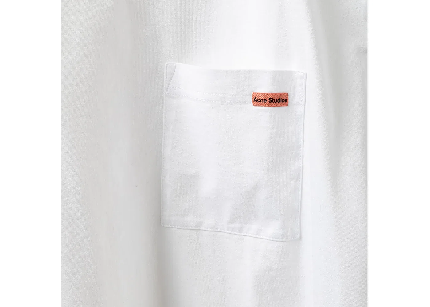 Мужская футболка с логотипом Acne Studios T-Shirt, Optic White — фото 2