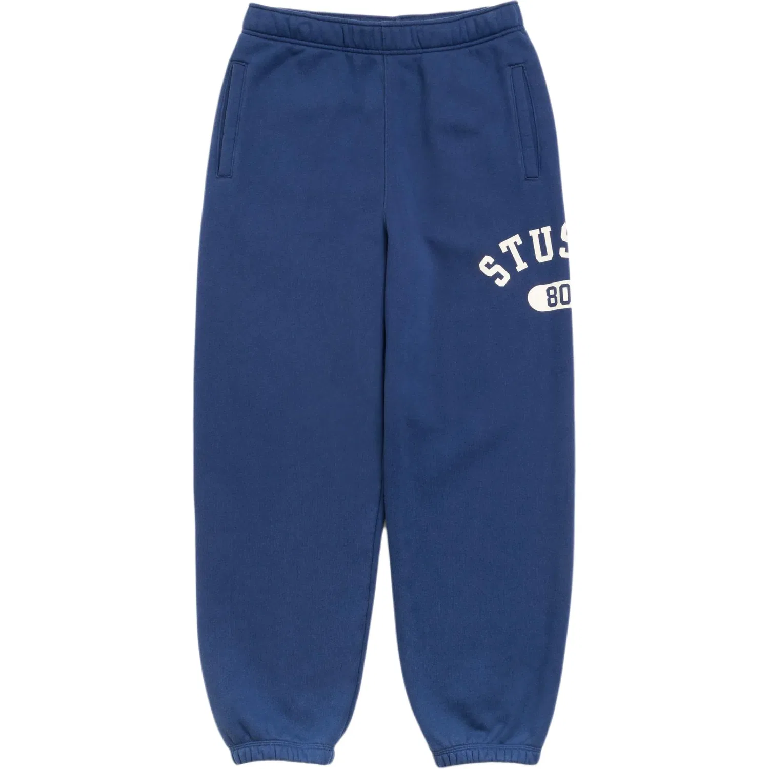 Детские трикотажные спортивные штаны с манжетами Marine Blue Stussy, Marine Blue