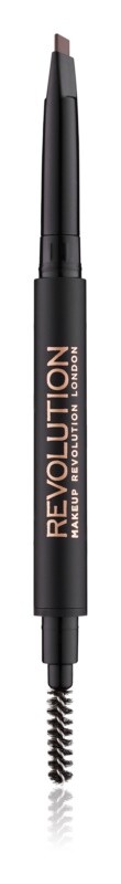 

Точный карандаш для бровей Makeup Revolution Duo Brow Definer, оттенок Medium Brown 0.15 г