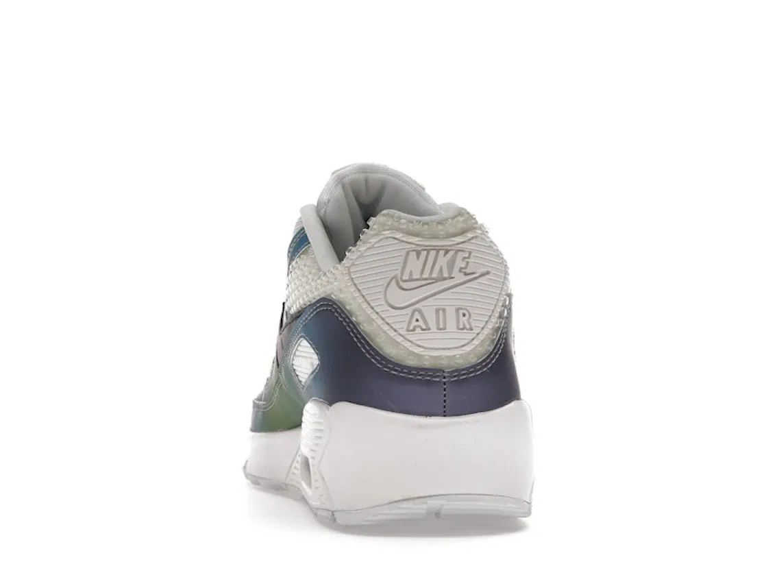 Детские кроссовки Lifestyle Nike Air Max 90 Bubble Pack White, Summit White/Black-Multi-Color-White — фото 4
