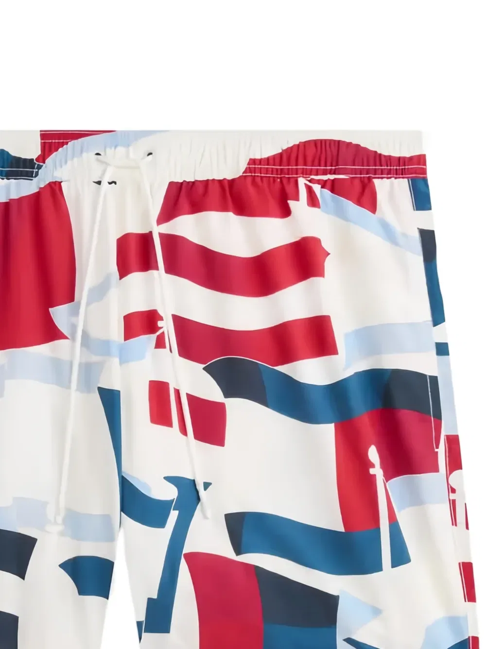 Шорты для плавания с принтом Tommy Hilfiger, кремовый — фото 2