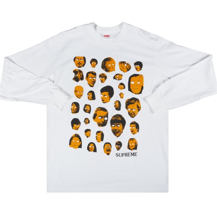 

Футболка Supreme Faces T-Shirt 'White', белый