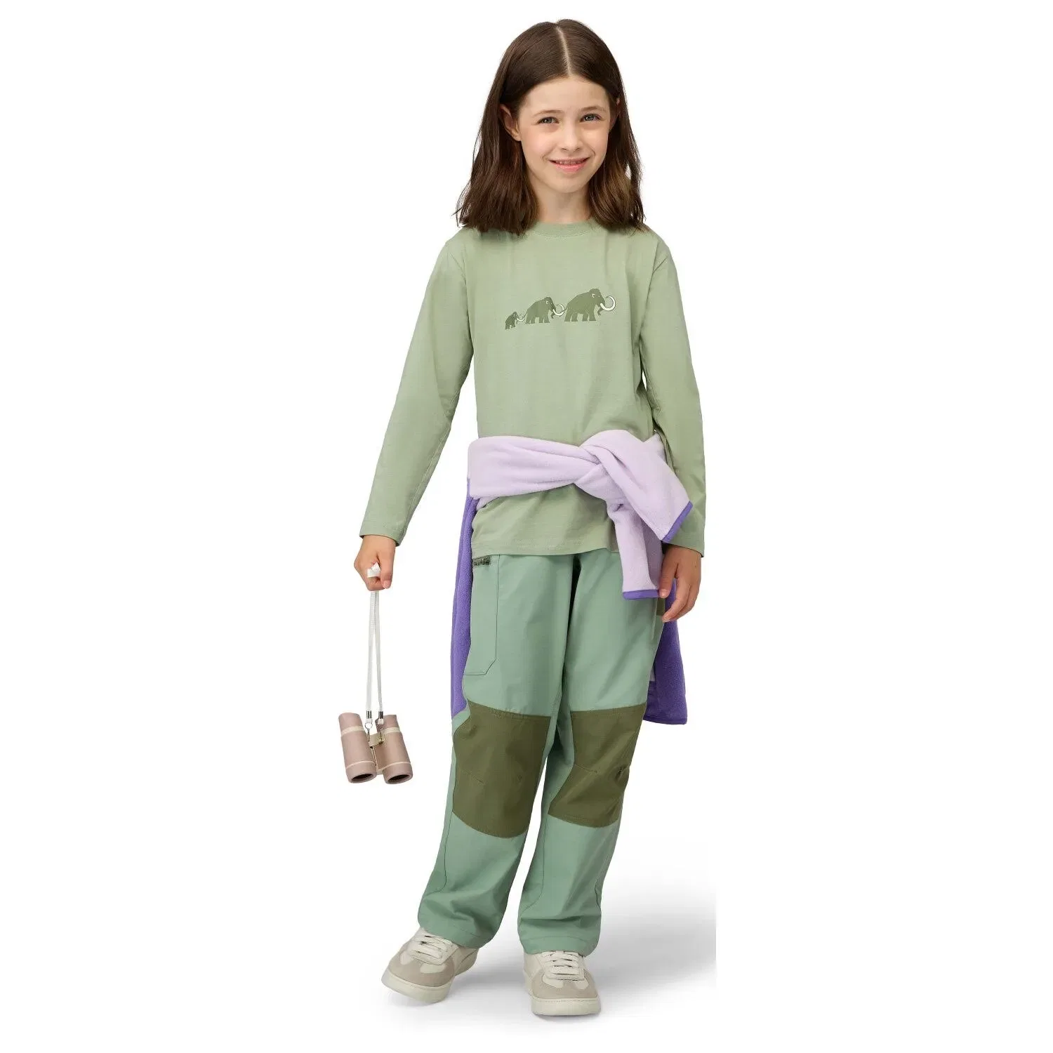 Детская футболка хлопковая CORE KIDS LOGO Mammut, Verde — фото 4