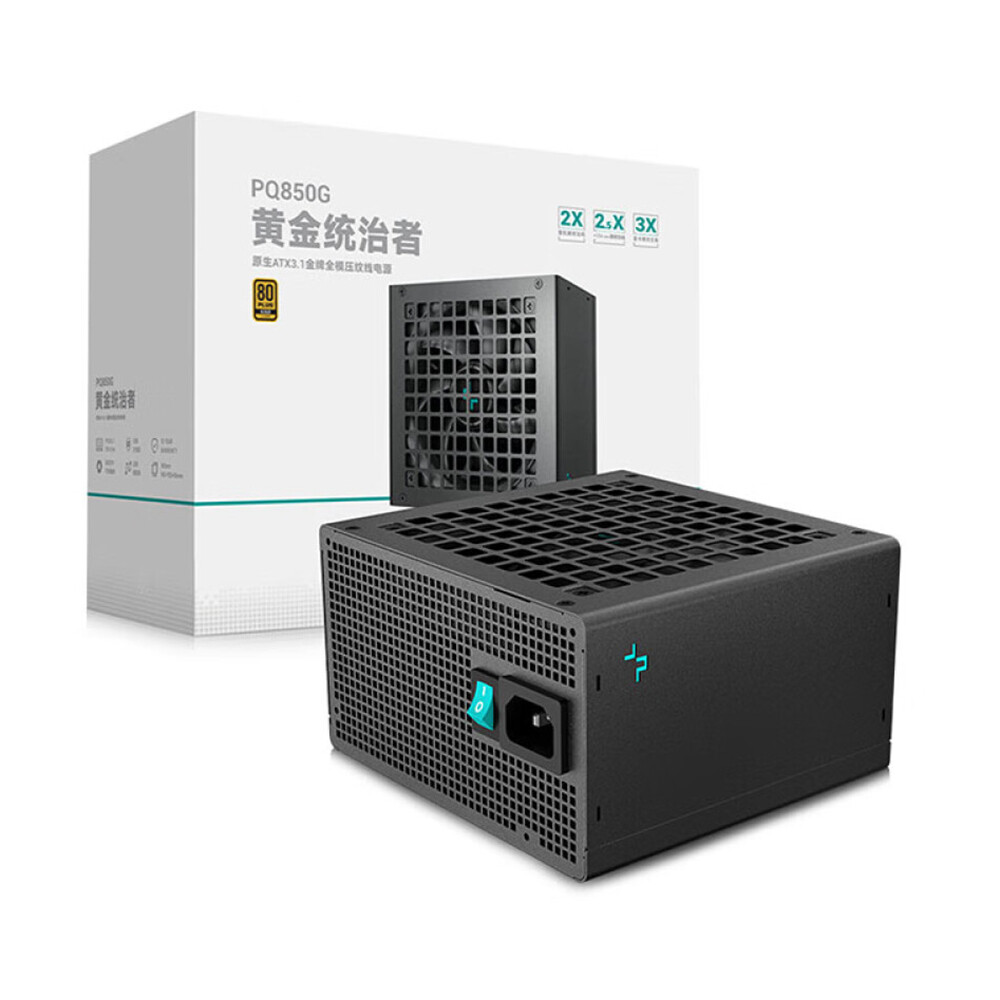 

Блок питания DeepCool PQ850G, 850 Вт, чёрный