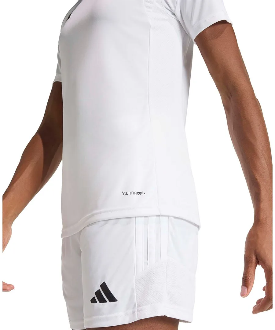 Женская футболка Tiro 26 League Soccer Adidas, белый/белый/черный — фото 4