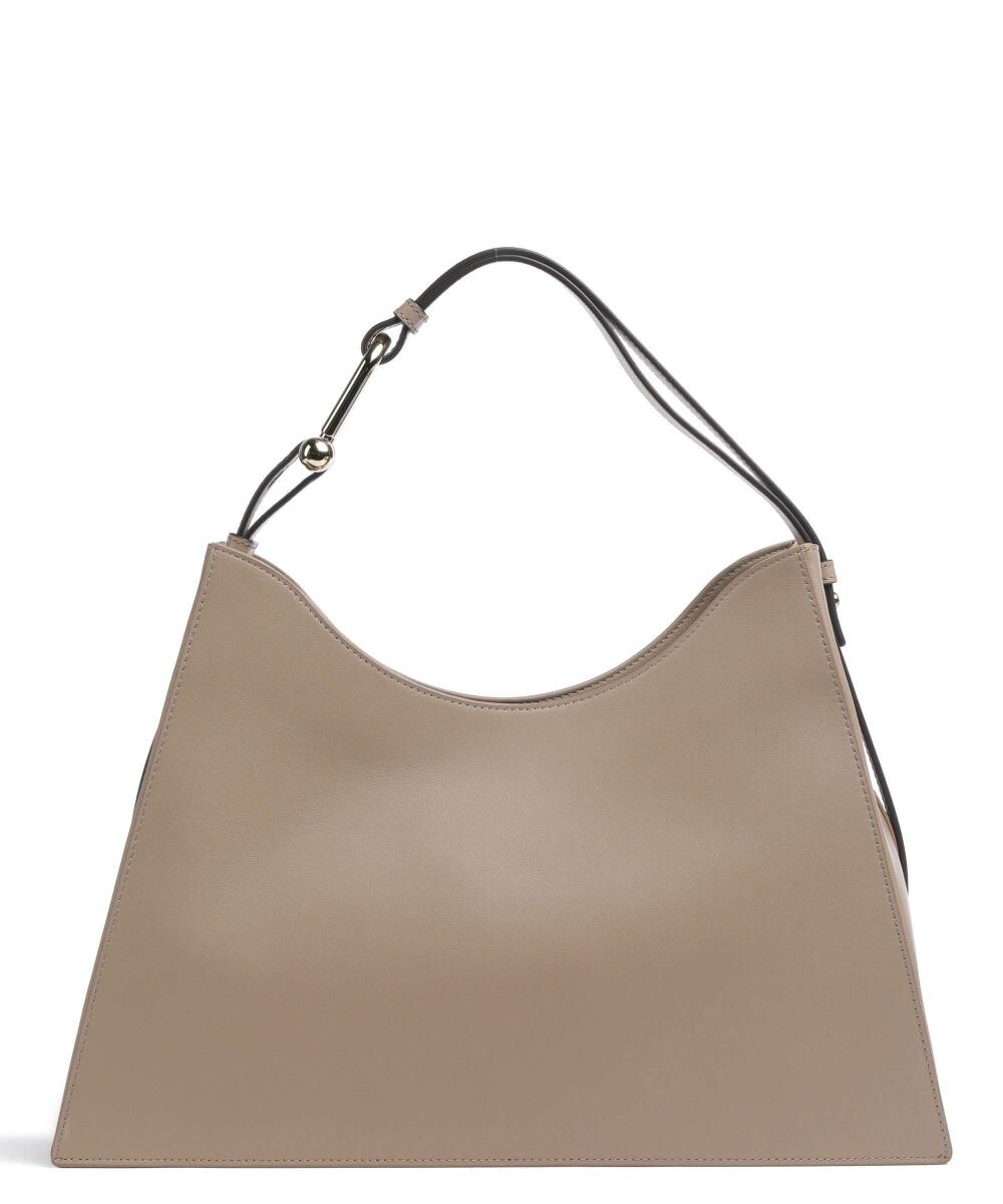 

Сумка-ведро Nuvola L из мелкозернистой кожи Furla, коричневый