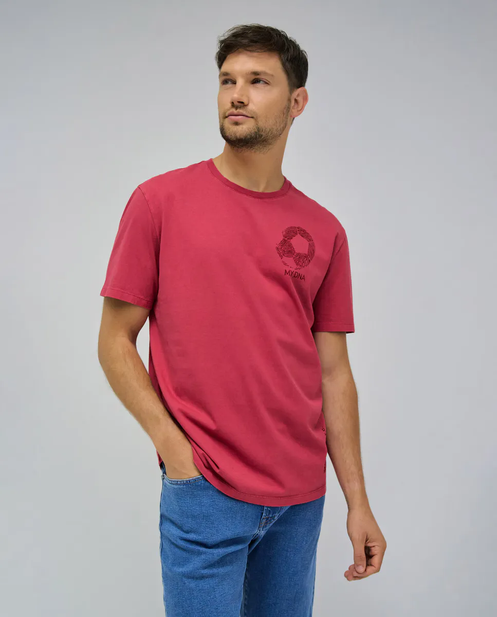 

Мужская розовая футболка с коротким рукавом Salsa Jeans, розовый