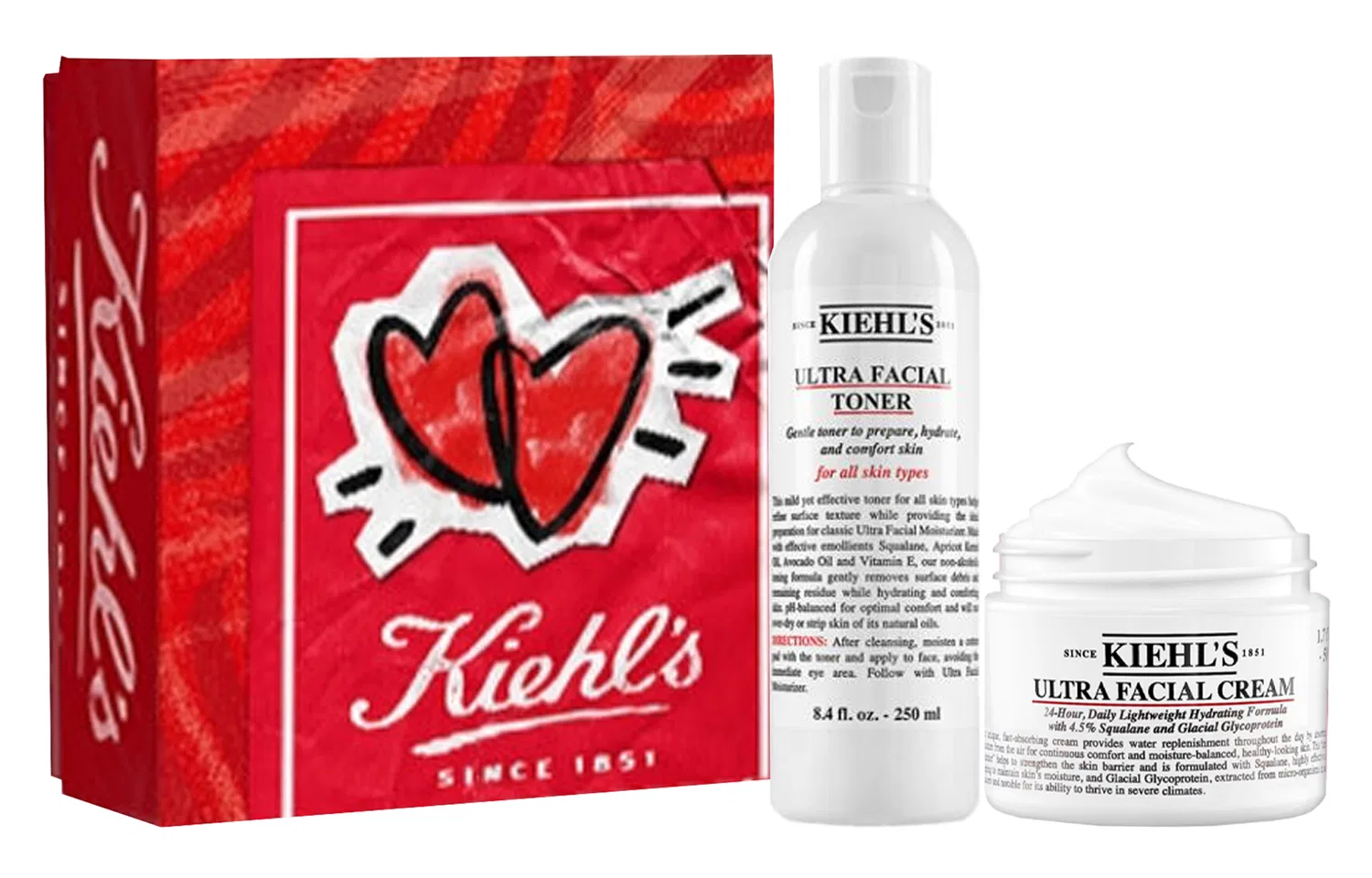 Набор уходовой косметики увлажняющий Kiehl's, High Hydration, 250 мл + 50 мл