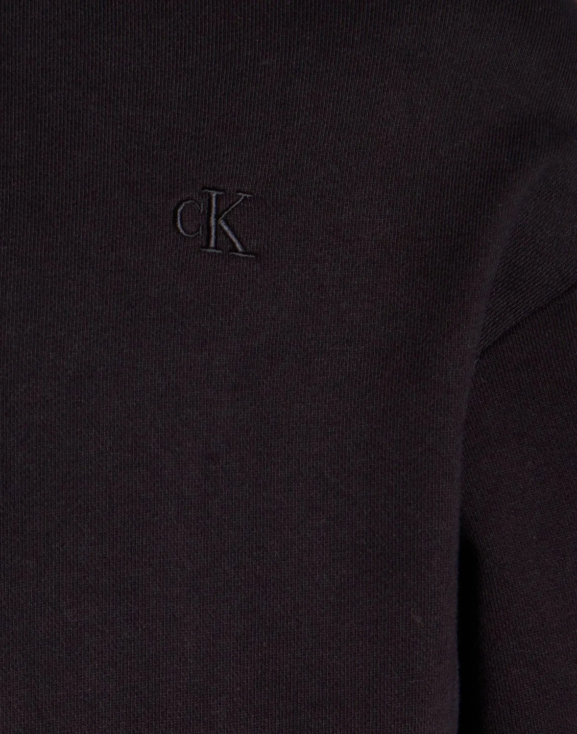 Мужской свитшот с длинным рукавом Calvin Klein, черный — фото 4