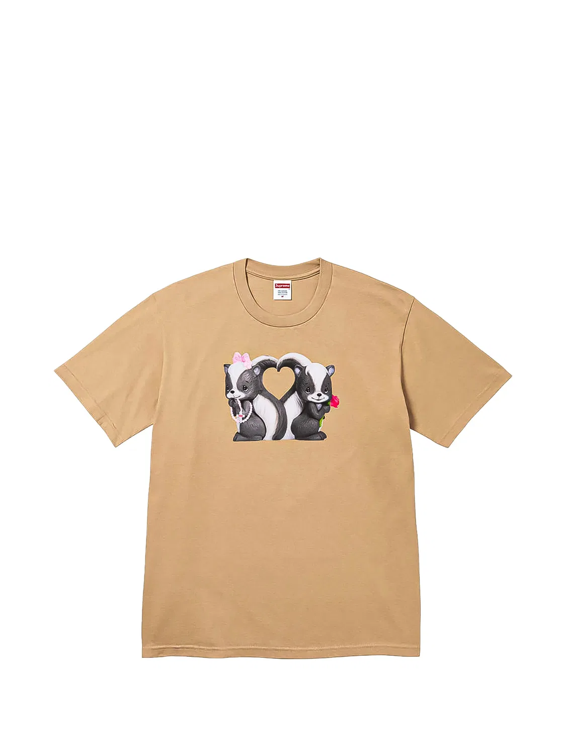 Футболка Skunk с графичным принтом Supreme, нейтральные цвета