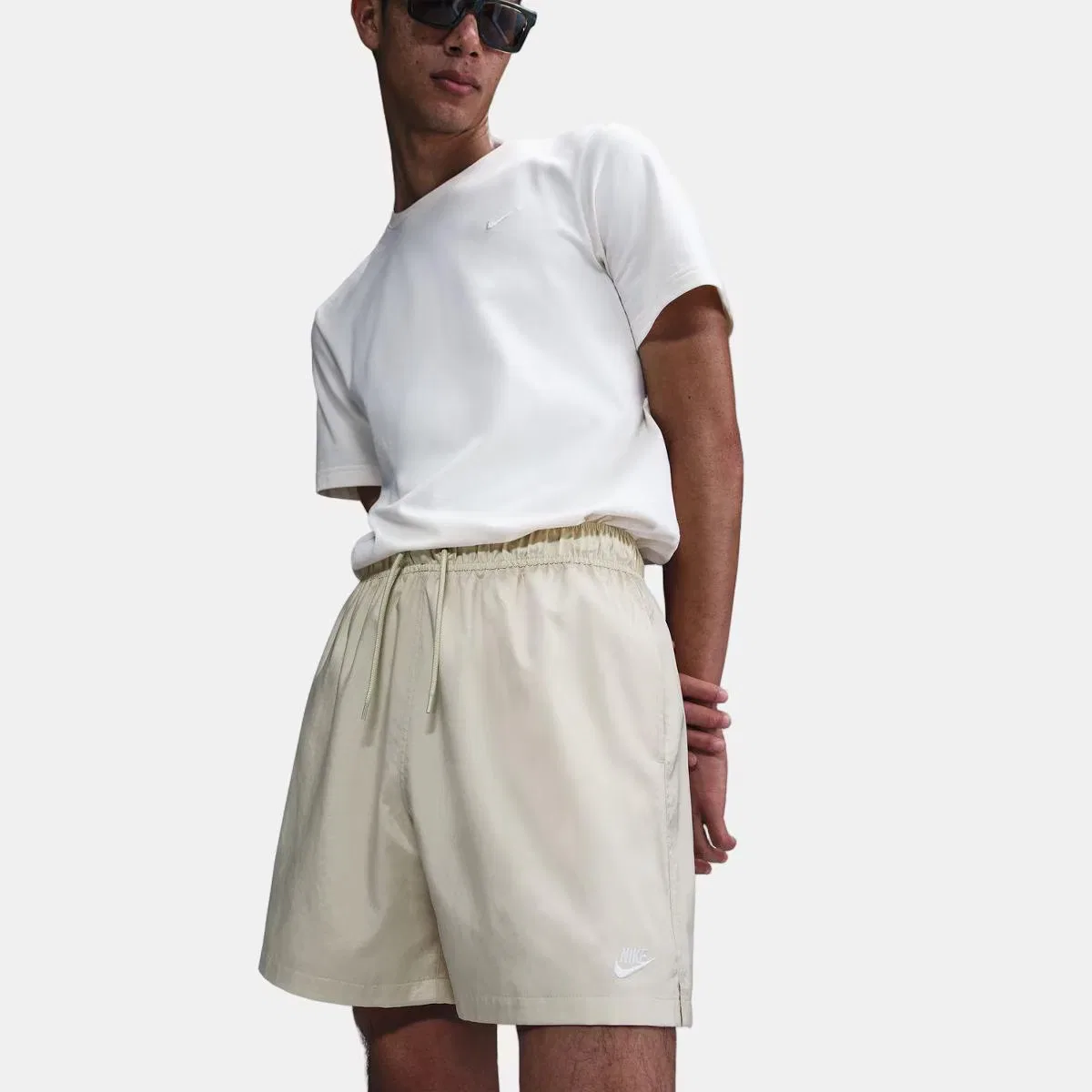 Мужские брюки короткий, M Nk Club Flow Short, Nike, коричневый