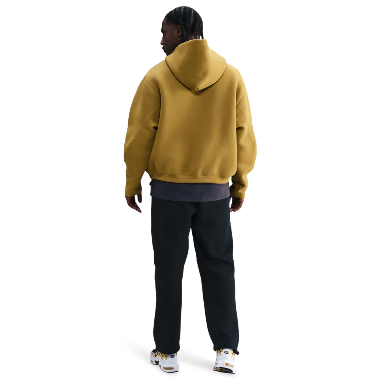Мужские брюки Tech Fleece Open Hem Nike, черный — фото 2
