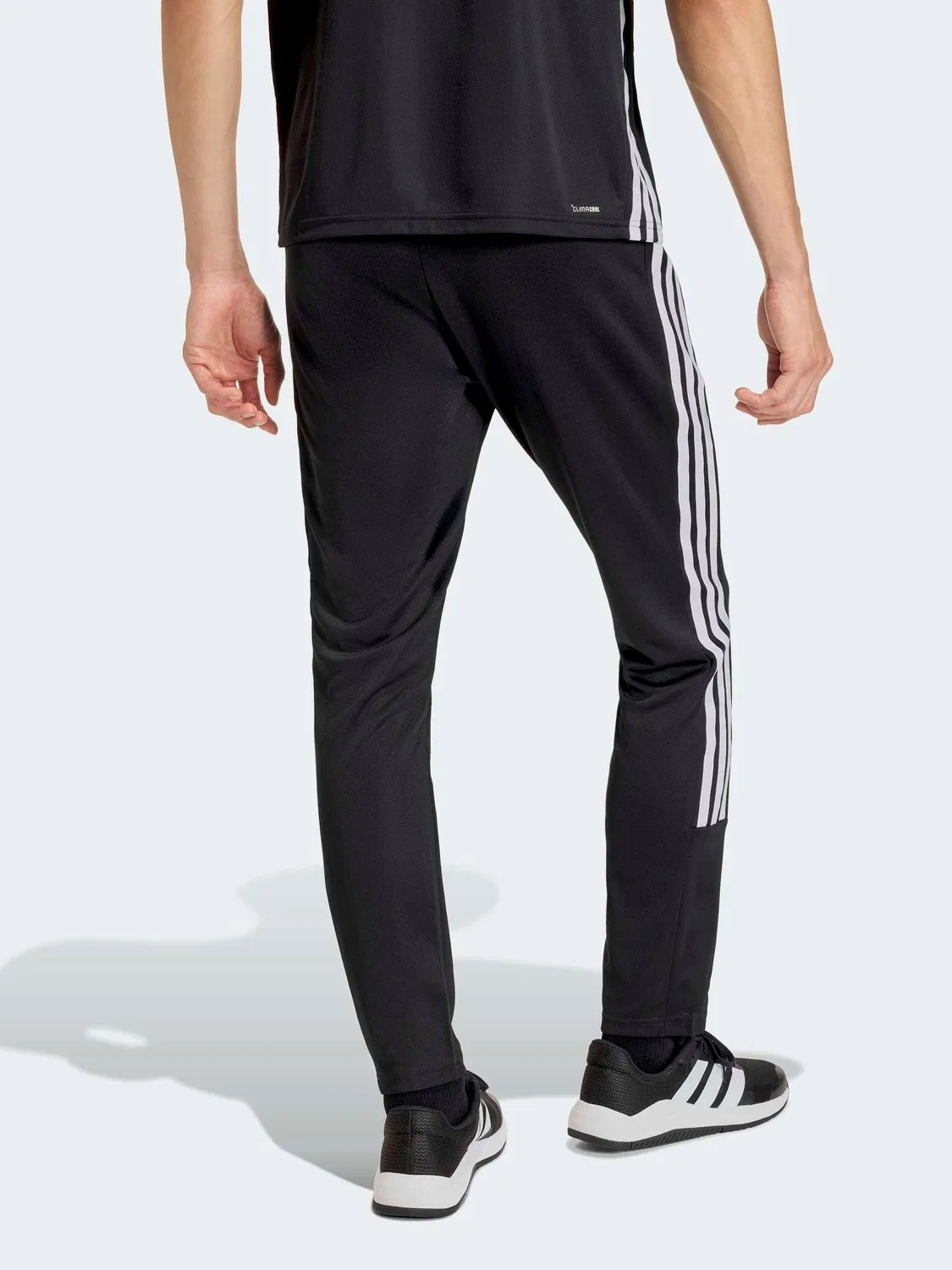 Джоггеры тренировочные All-Set 3-Stripes Knit adidas, черный — фото 2