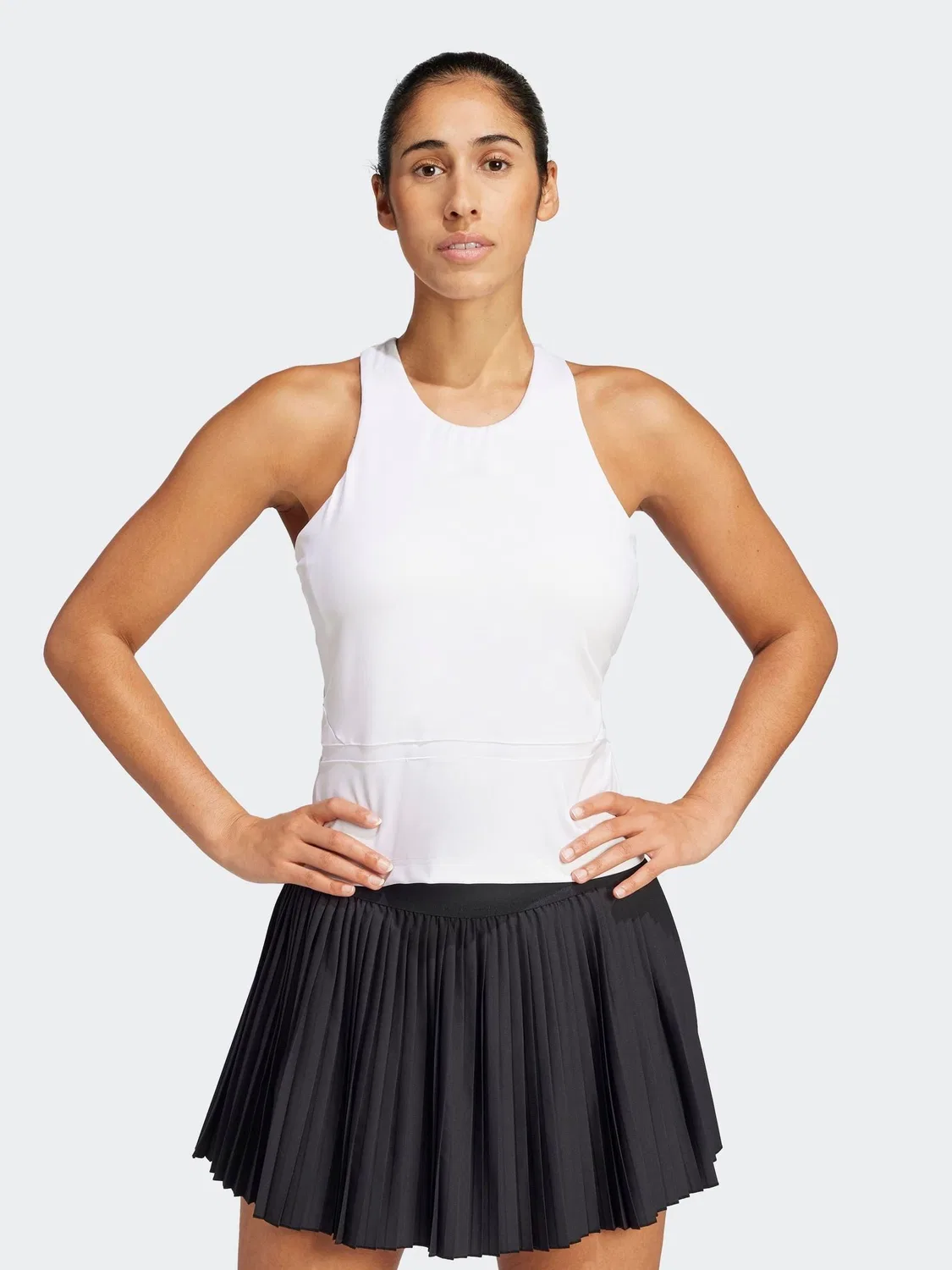 Платье теннисное Y-образное adidas, белый