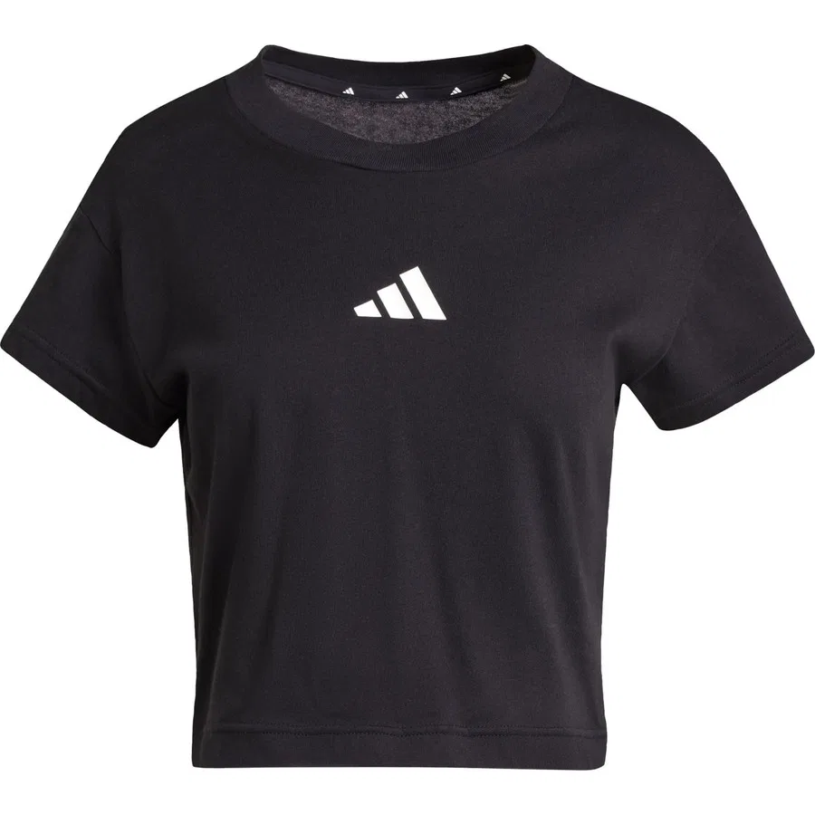 Женская футболка с коротким рукавом W FI SL BB TEE adidas, Черный — фото 3