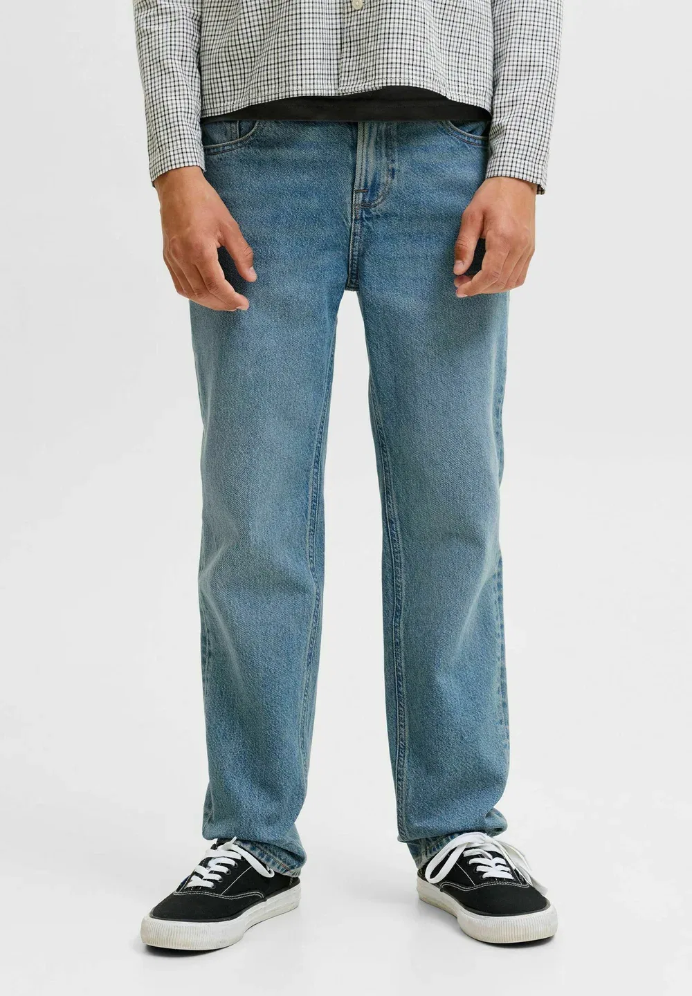 Джинсы прямого кроя jjiclark jjoriginal sq 761 jnr джинсы прямого кроя для подростков Jack & Jones Junior, Blue Denim — фото 2
