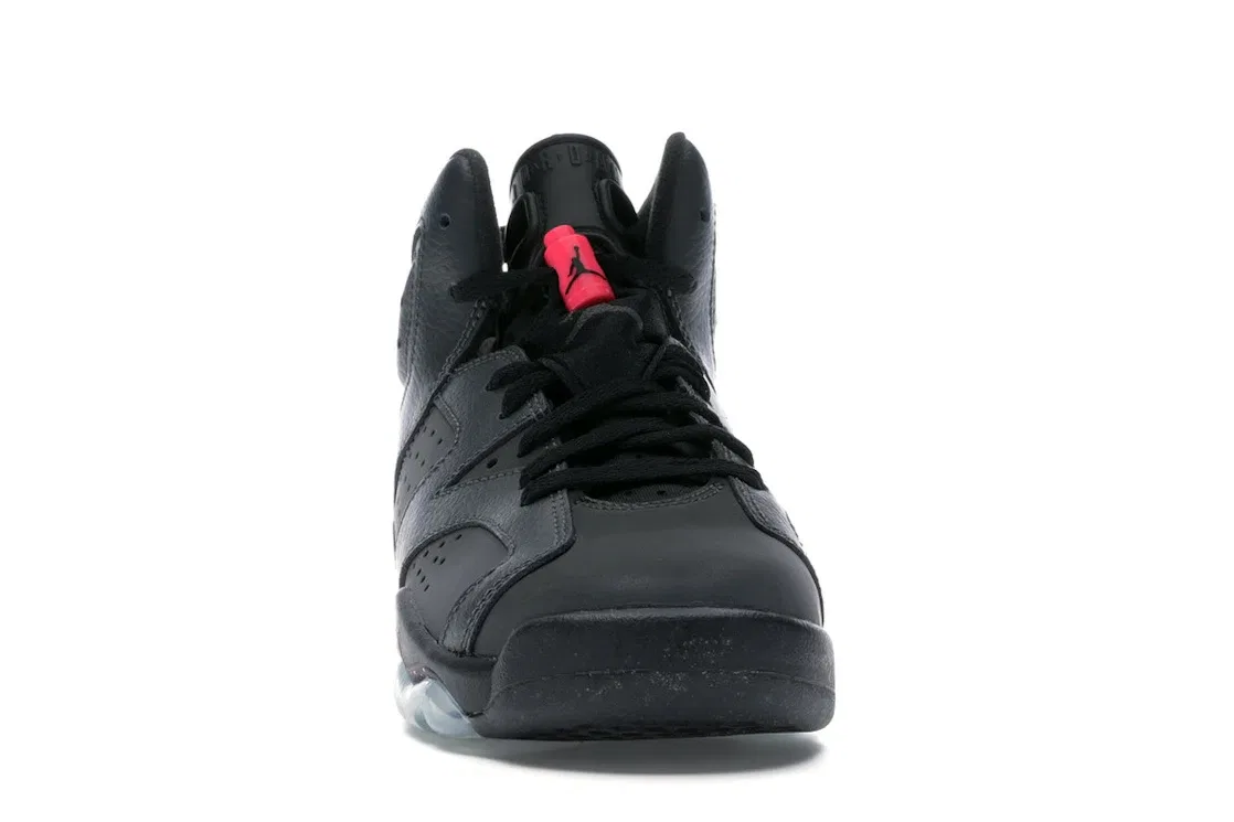 Детские кроссовки с длинным шнурованием Jordan 6 Retro Jordan, Anthracite/Black-Hyper Pink — фото 2