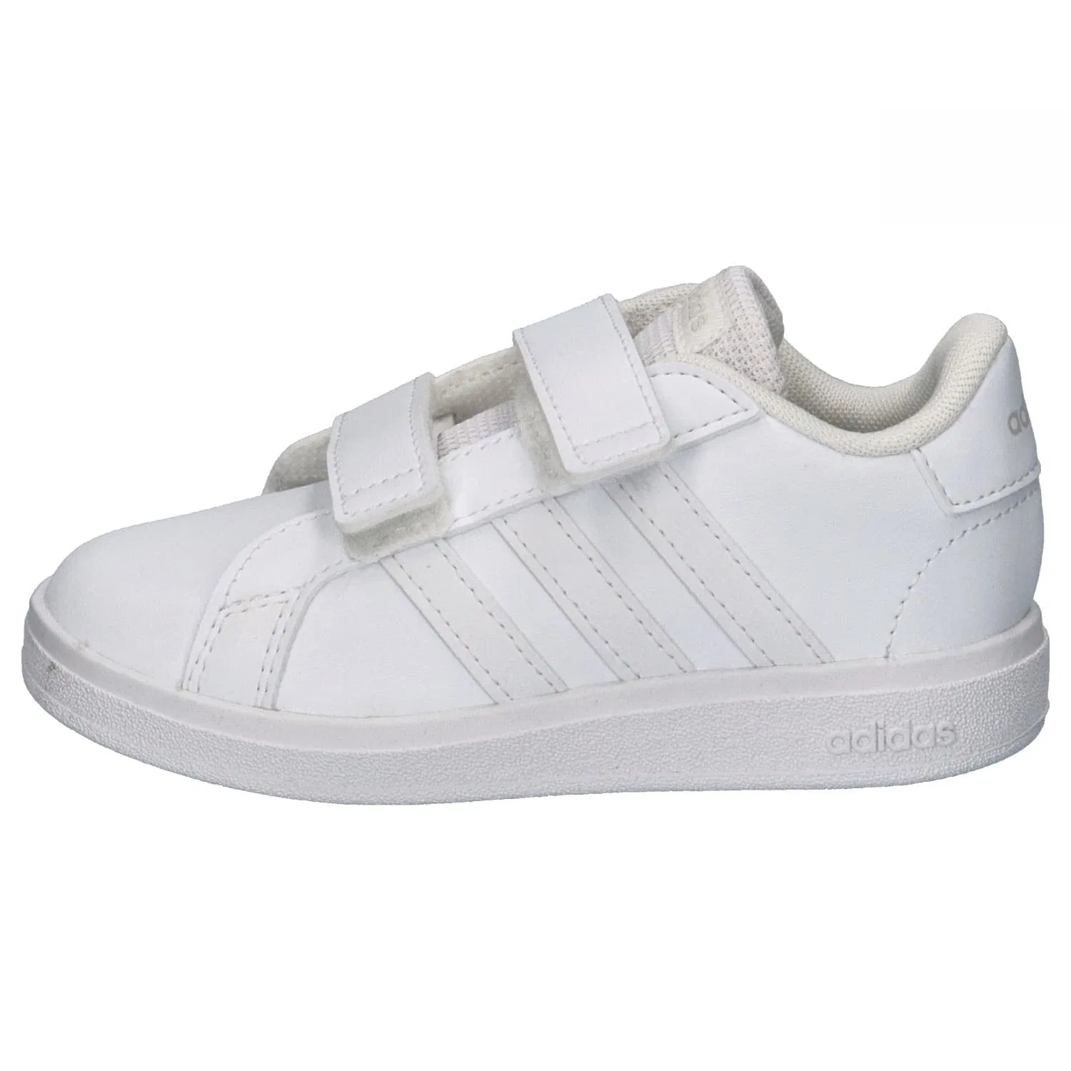 Детские кроссовки на липучке Grand Court 2.0 Cf I Adidas, Ftwr White Ftwr White Grey One — фото 2