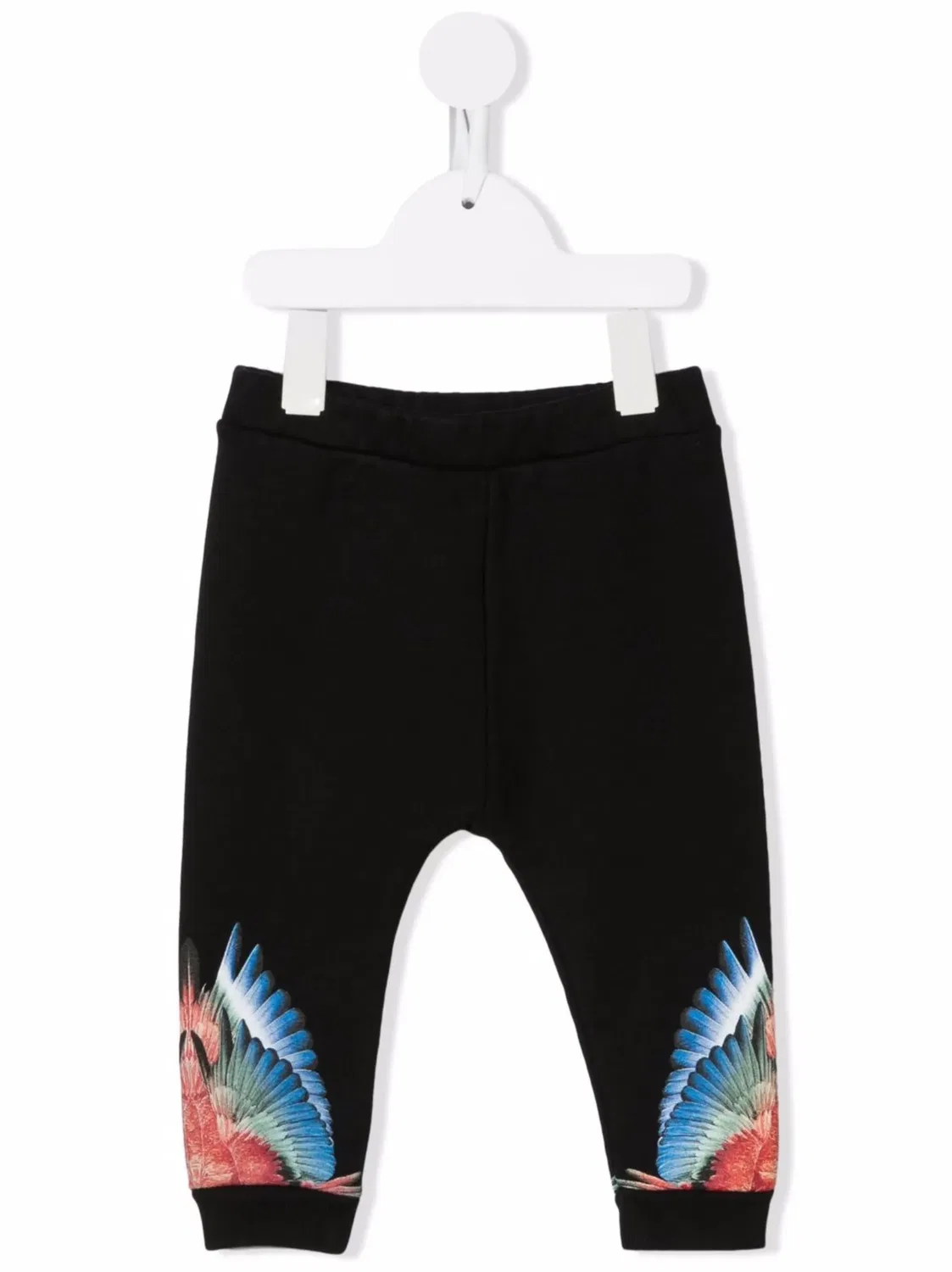 Трековые брюки с принтом Wings Marcelo Burlon County of Milan, черный