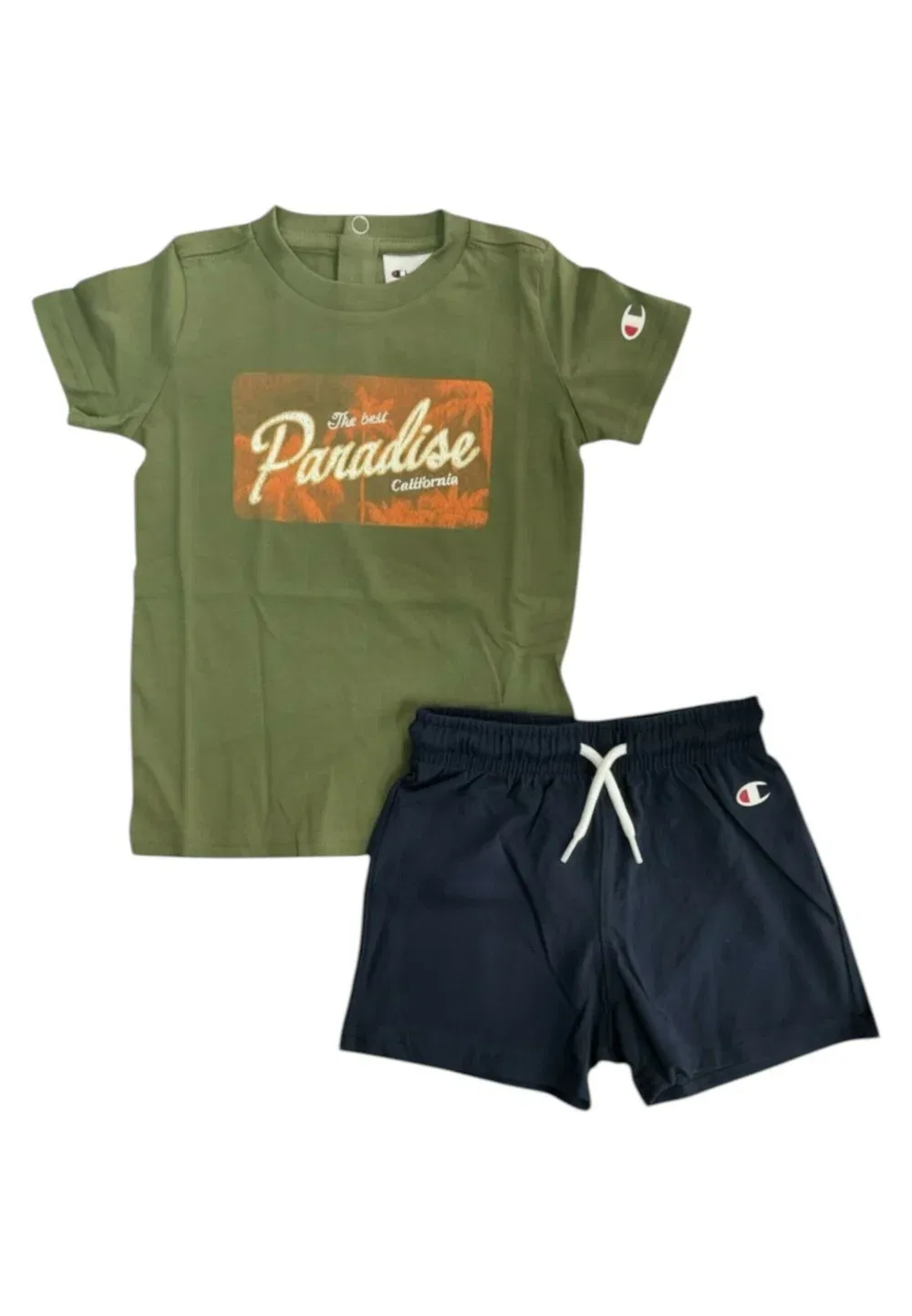 Set col gs156 - shorts Champion, Green