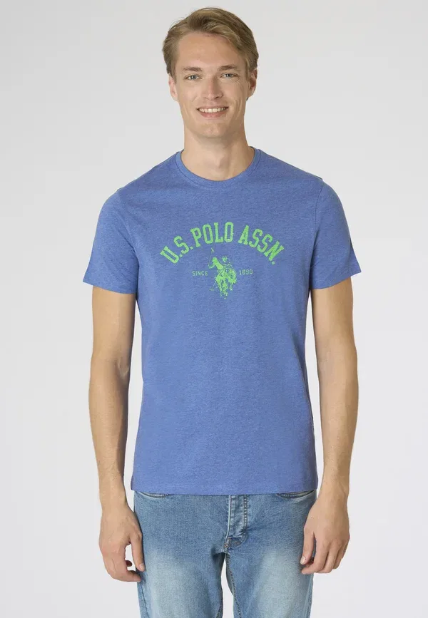Футболка с принтом Print t-shirt U.S. Polo Assn U.S. Polo Assn., синий