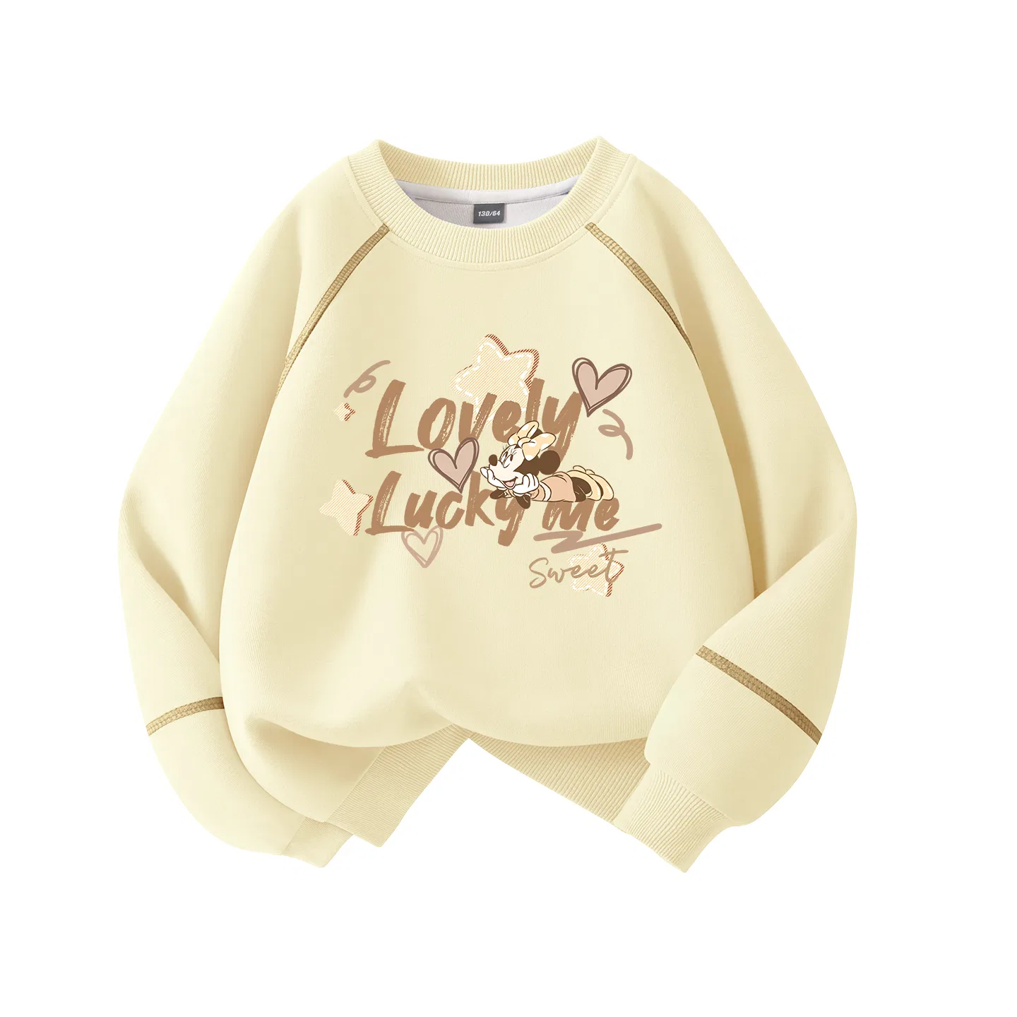 Детский свитшот хлопковый Disney Di Cotton Star Pastry with Yellow Filling, Heather Navy