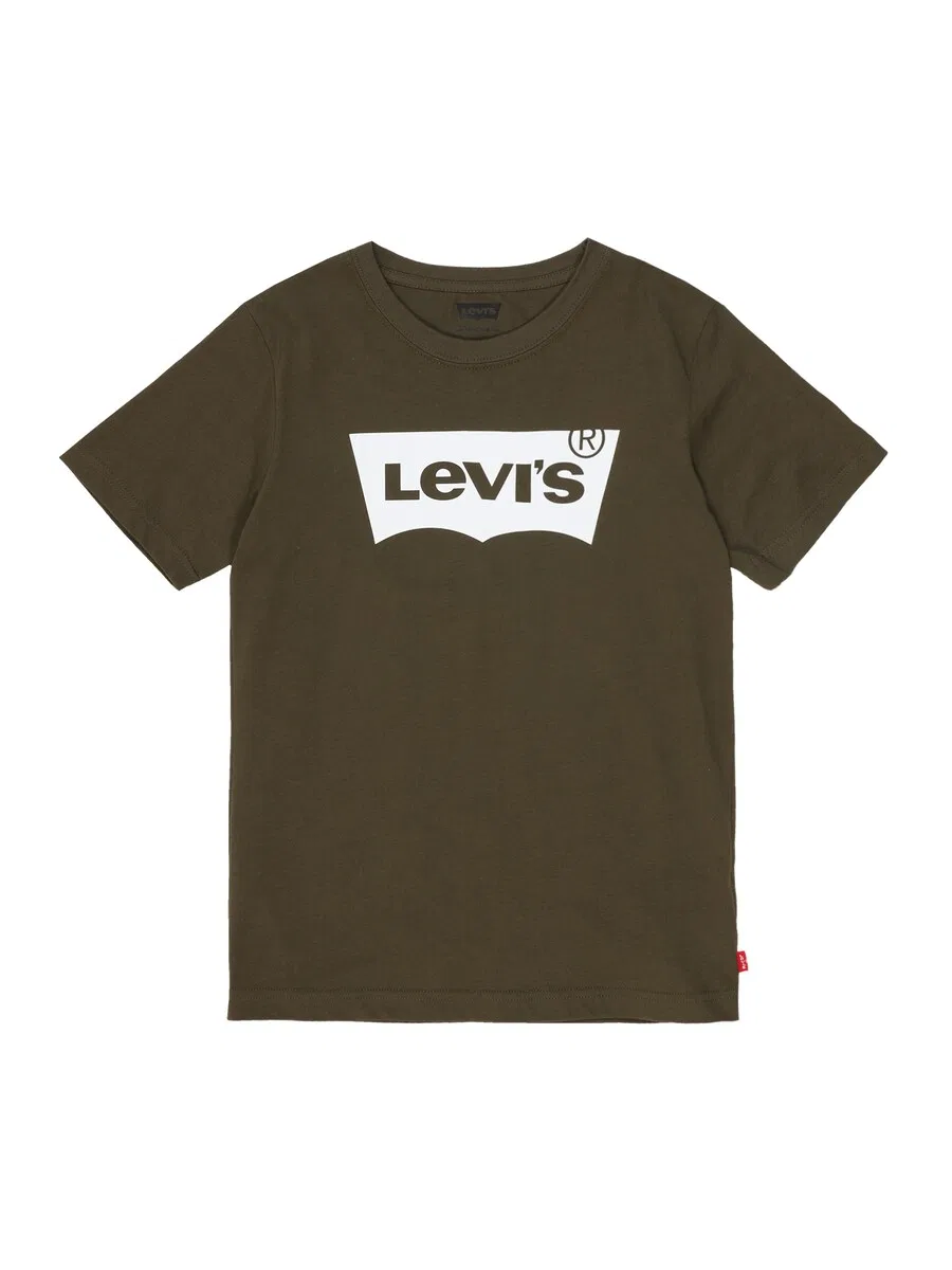 Детская футболка Levi's Kids 'Batwing' темно-коричневого цвета