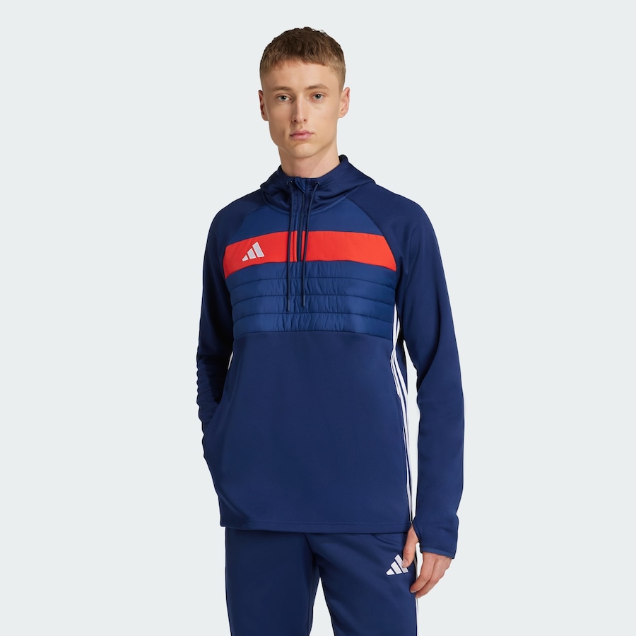 Спортивная толстовка ADIDAS PERFORMANCE Tiro 25 Essentials, темно-синий — фото 2