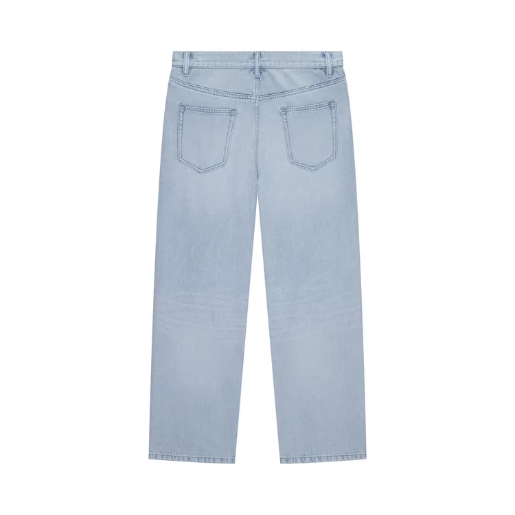 Детские джинсы прямого кроя из денима Nice Rice, Denim Blue — фото 3