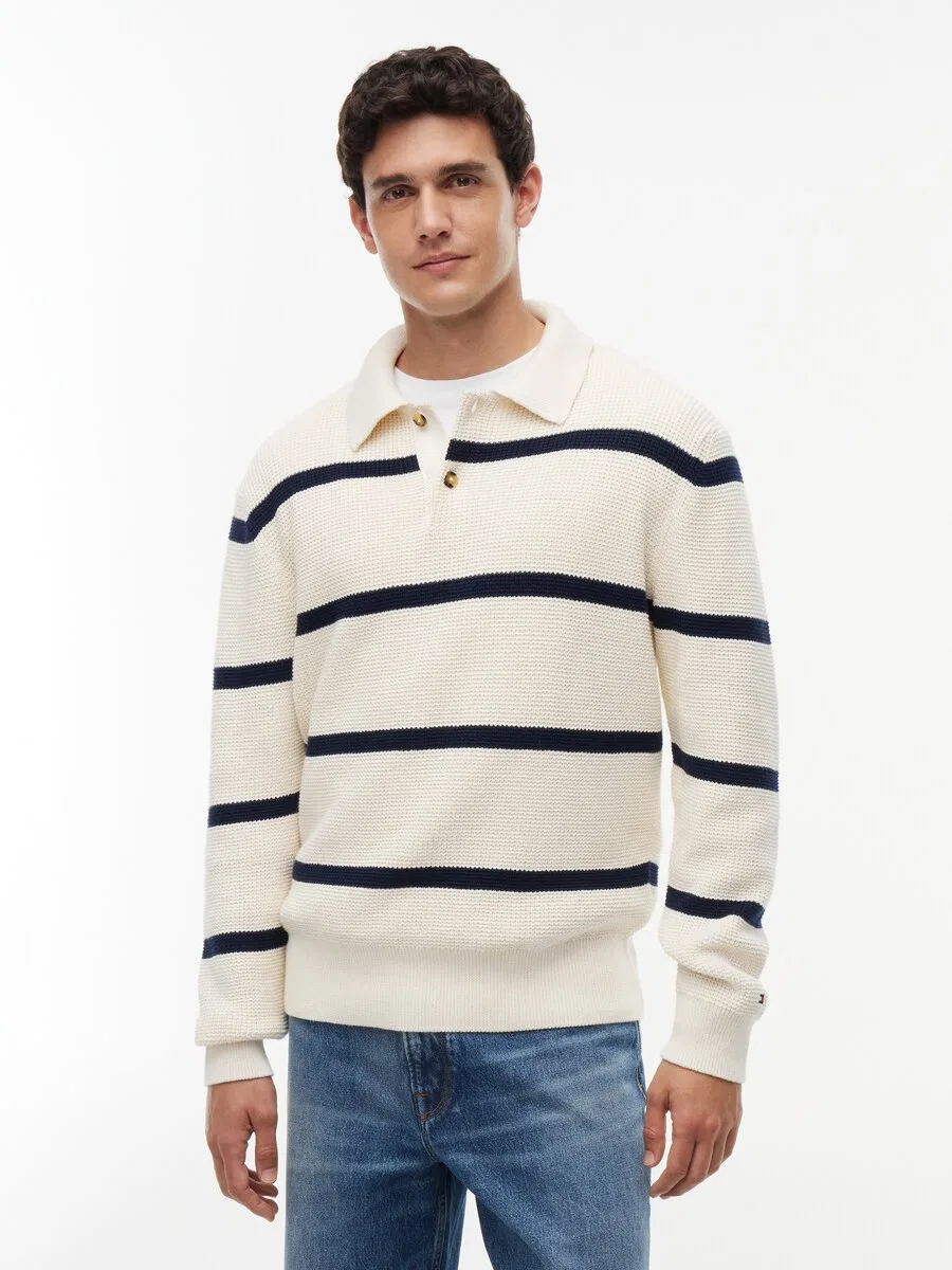 Свитер TOMMY HILFIGER песочного цвета — фото 2