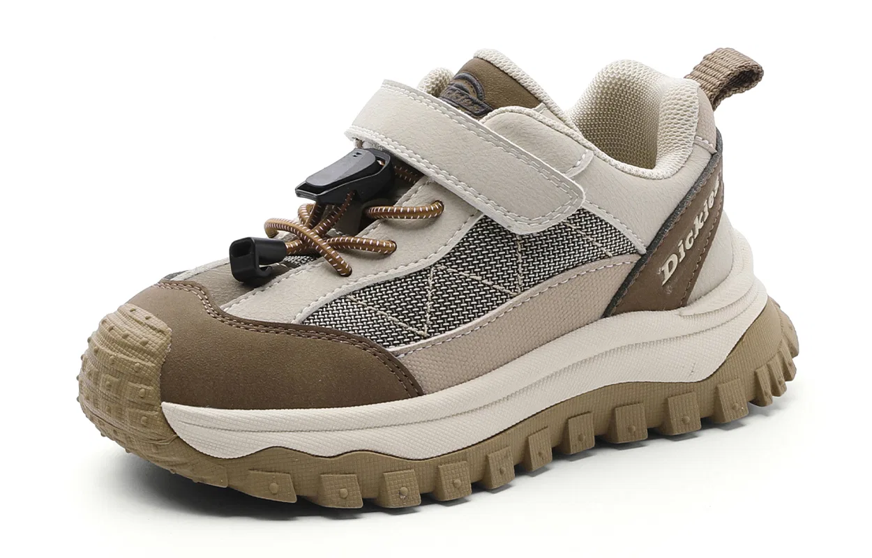 Детские кроссовки из синтетической кожи Dickies, Brown — фото 3