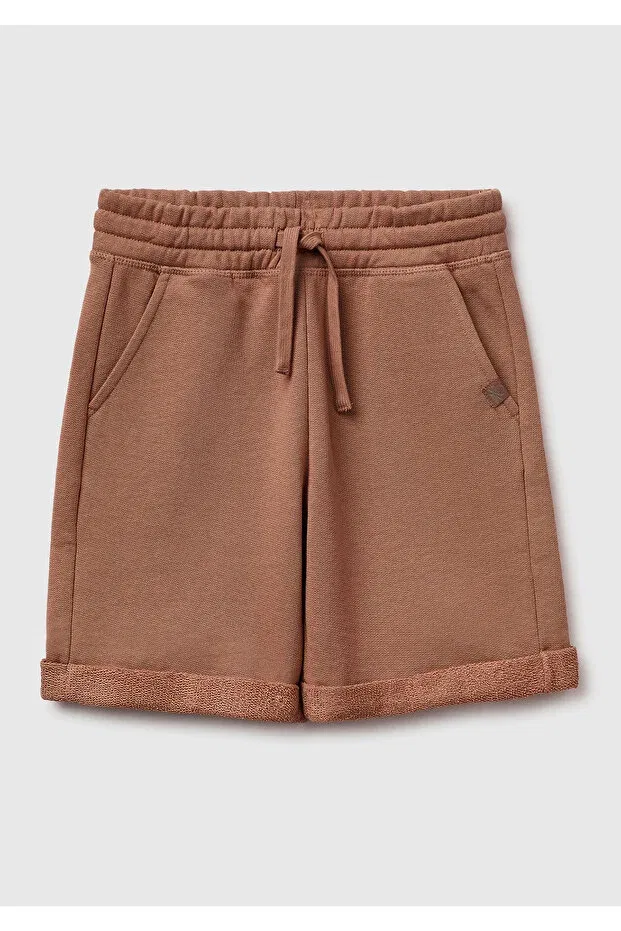 Детские шорты для мальчиков хлопковые Logo United Colors Of Benetton, Brown