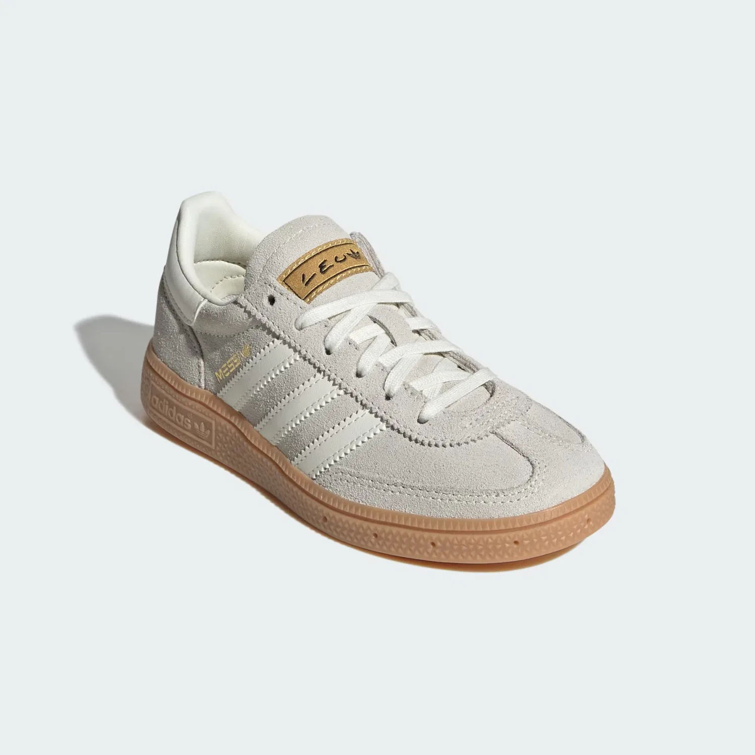 Кроссовки Adidas Originals Handball Spezial Messi в белом цвете — фото 4