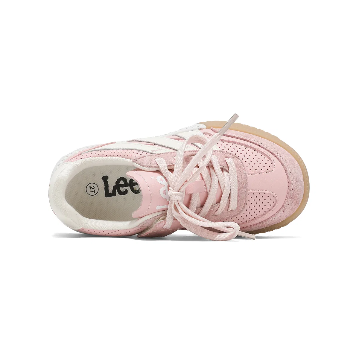 Детские кроссовки для скейтбординга с низким верхом Lee, Pink — фото 4