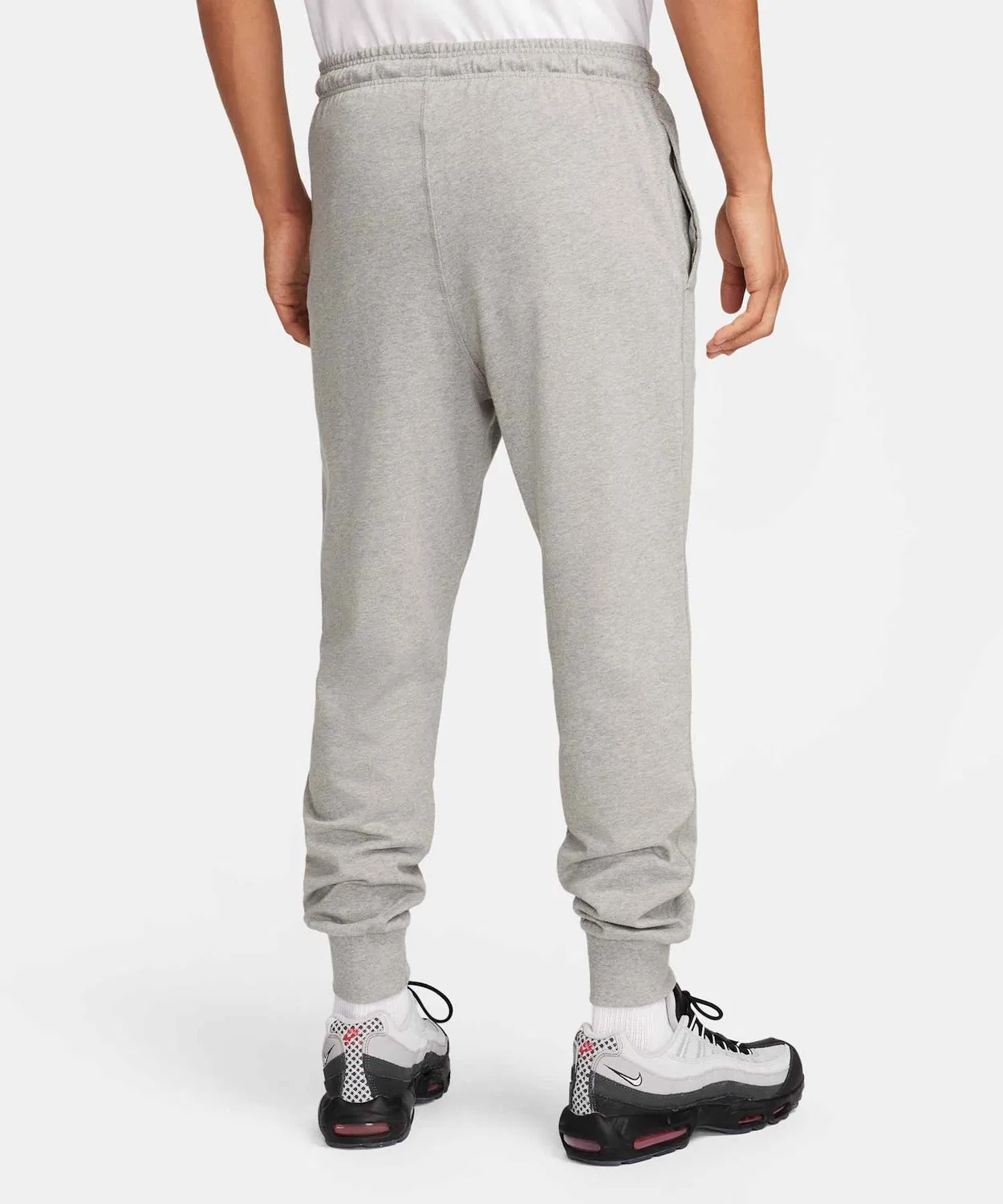 Мужские спортивные штаны с утяжкой Nike Club Knit Joggers FQ4331-063, Dark Grey Heather — фото 2