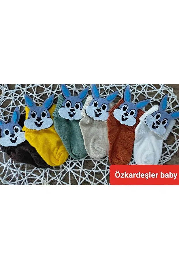 Детские носки с моделью Rabbit Design, Özkardeşler Baby, Combination