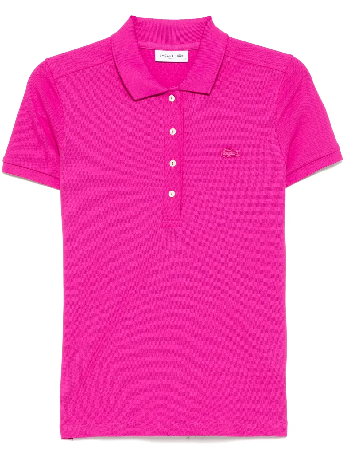 Lacoste Поло с Логотипом Насыщенного Розового Цвета
