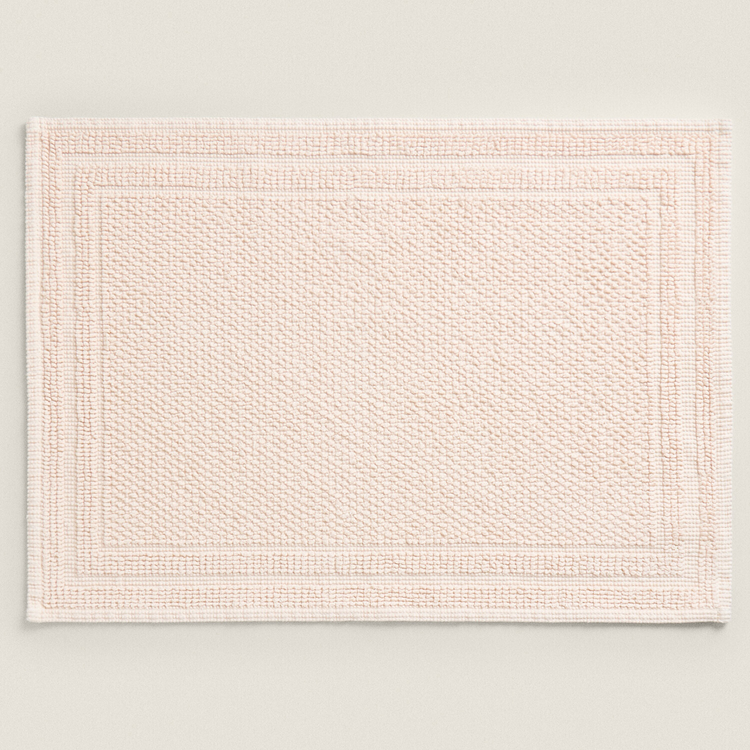 

Коврик для ванной комнаты Zara Home Cotton, светло-розовый