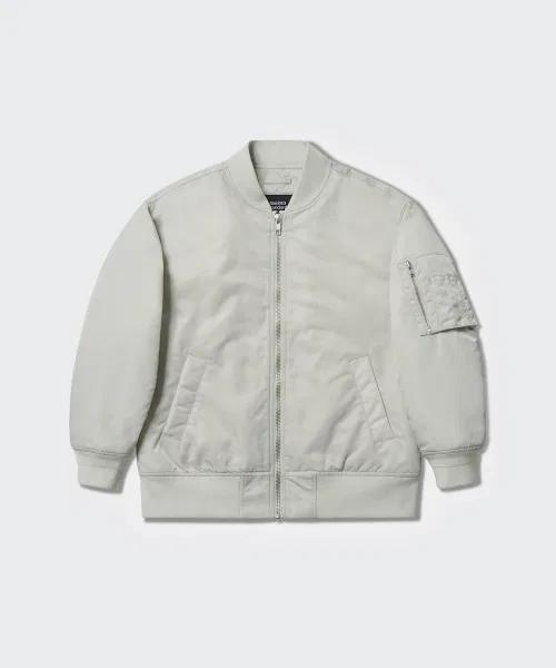 Детский бомбер MA-1 Oversize MUSINSA STANDARD KIDS, Dusty Cream — фото 2