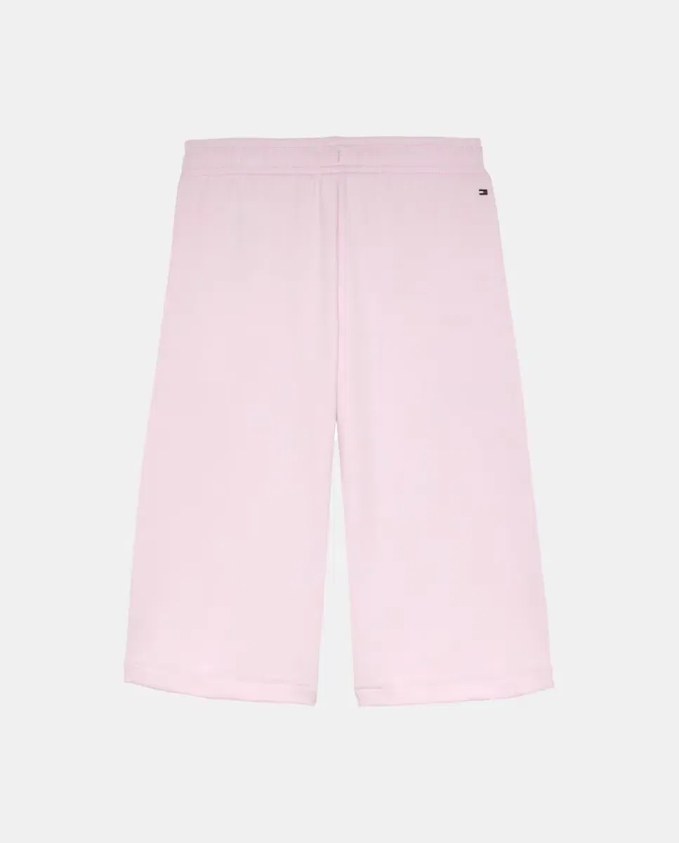 Детские спортивные штаны для девочек с принтом Culotte Tommy Hilfiger, Rosa — фото 2