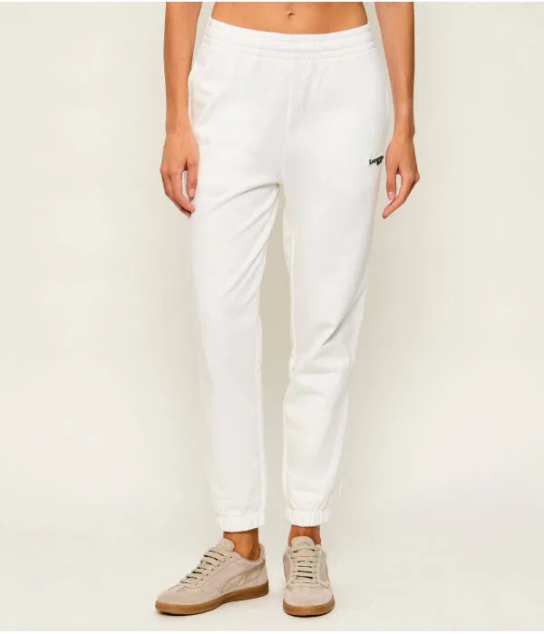 Штаны спортивные женские Lacoste Regular Fit, белый