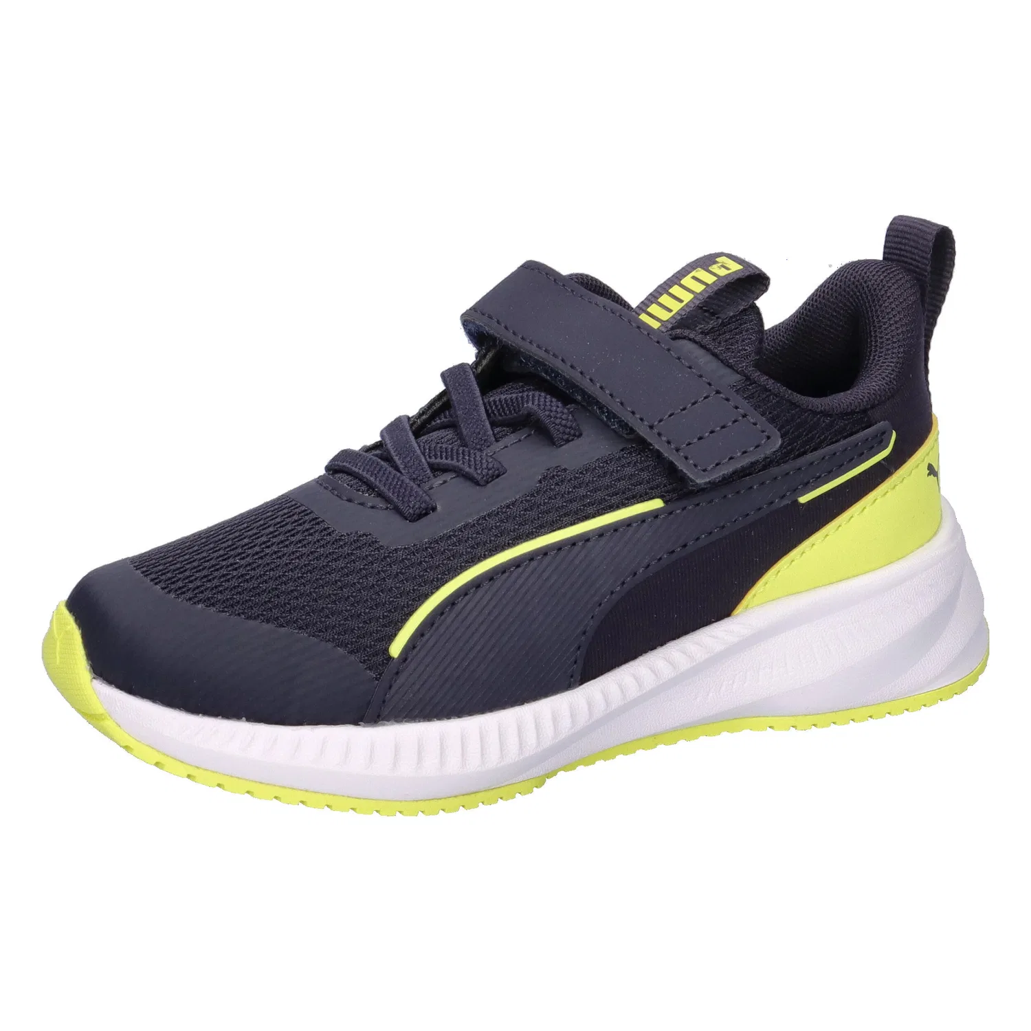Детские кроссовки с текстильным верхом Flyer 3 AC+ PS Puma, Dunkelblau Schwarz