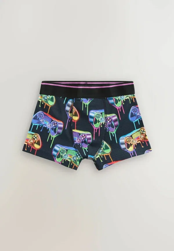 Боксеры с принтом Regular fit - boxers 5 pack - trunks Next, Grafitti Gamer — фото 3