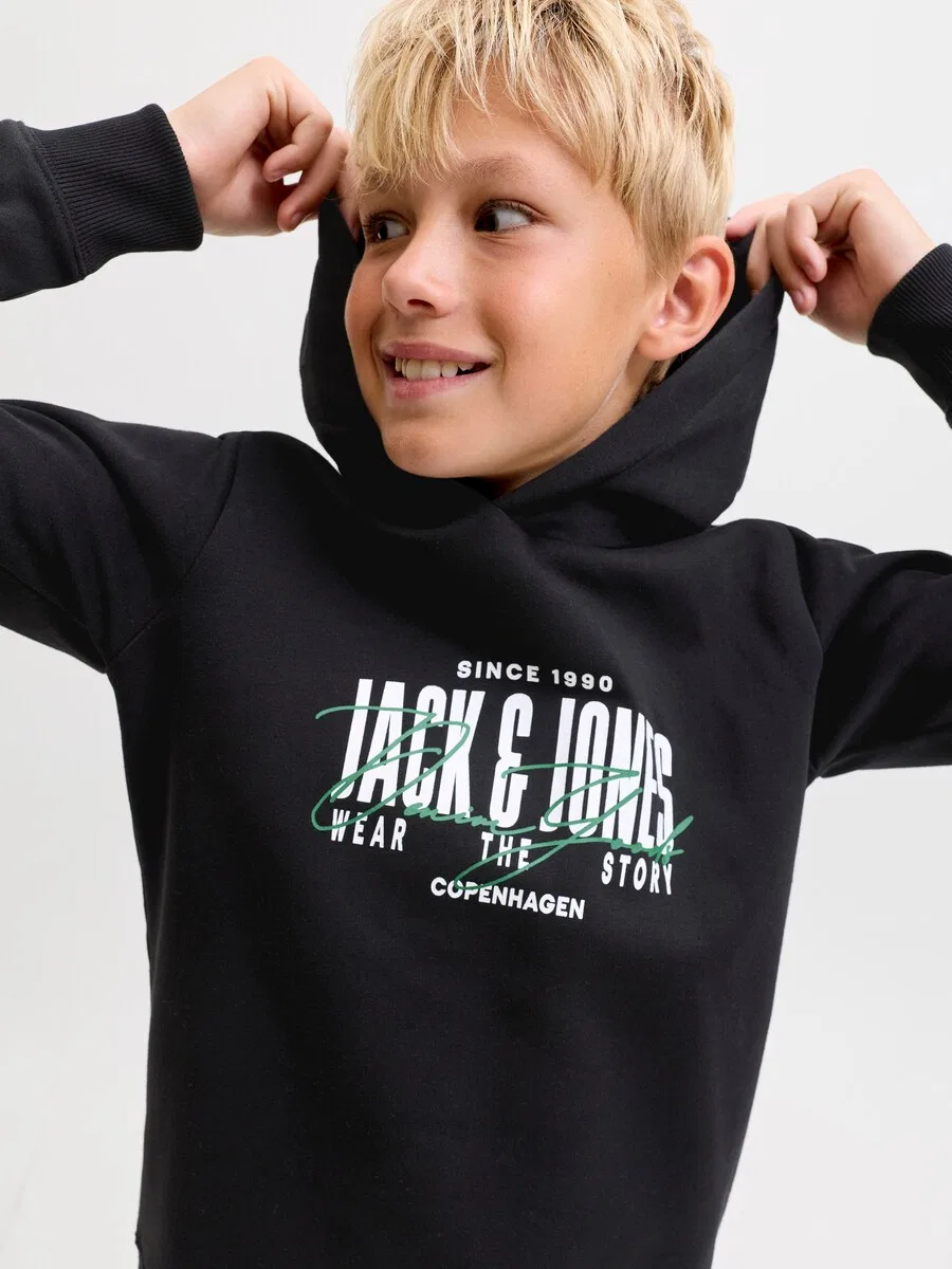 Детская толстовка Jack & Jones Junior 'JJAERO' синего цвета — фото 3