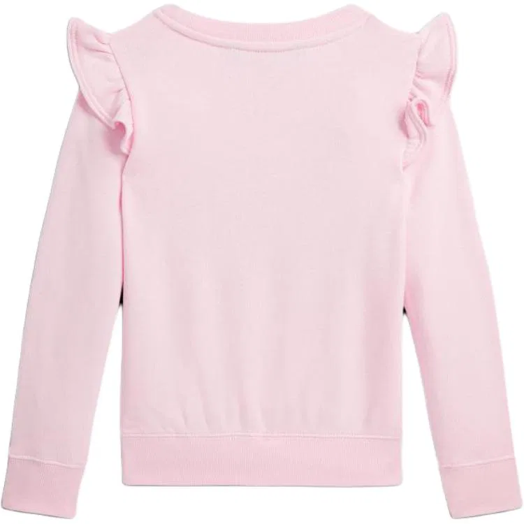 Детский свитер с длинным рукавом Polo Ralph Lauren, Light Pink — фото 3