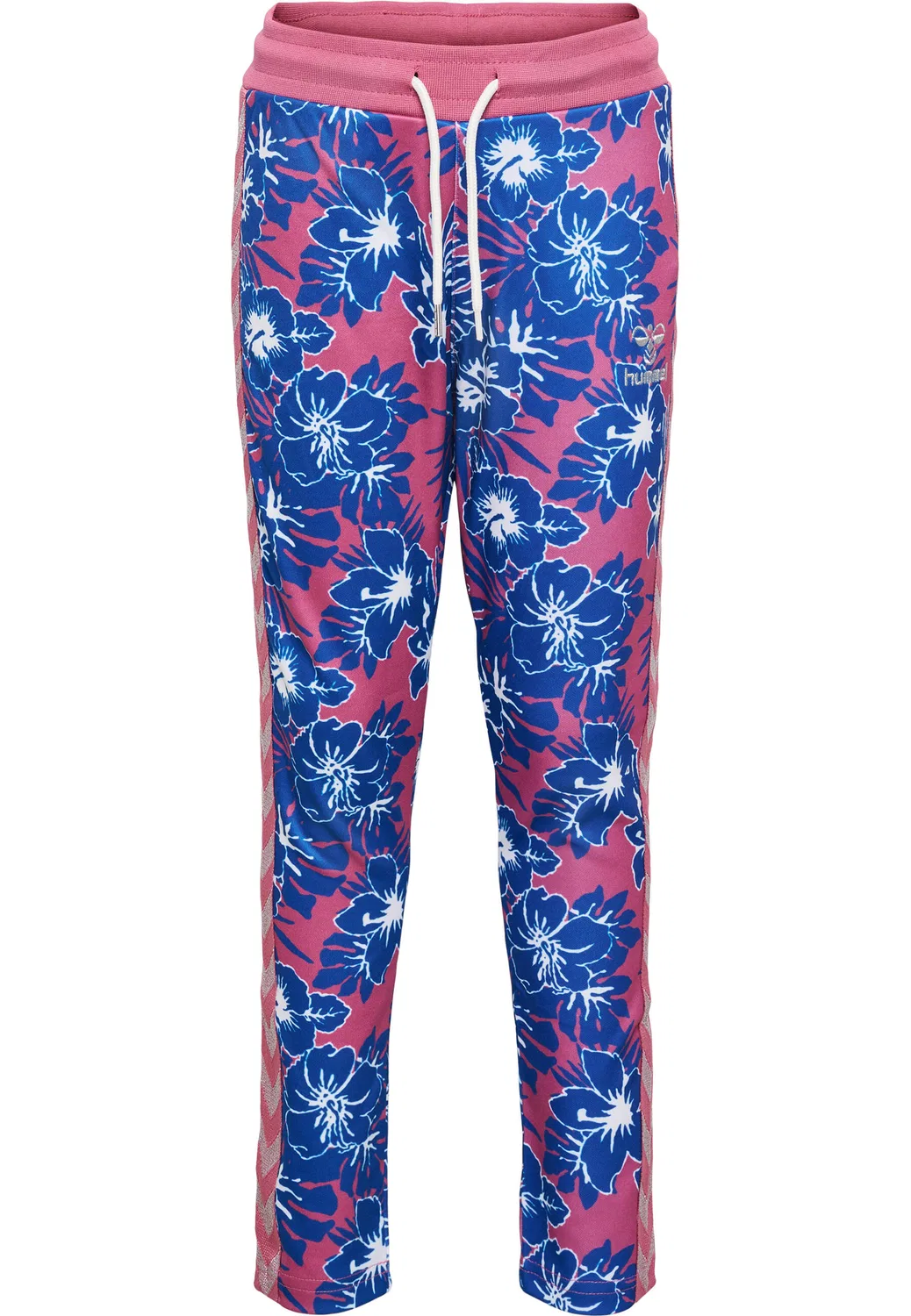 Детские брюки с регулируемой талией Hmlflowery Hummel, Rosa / Lotuspink / Hellrosa