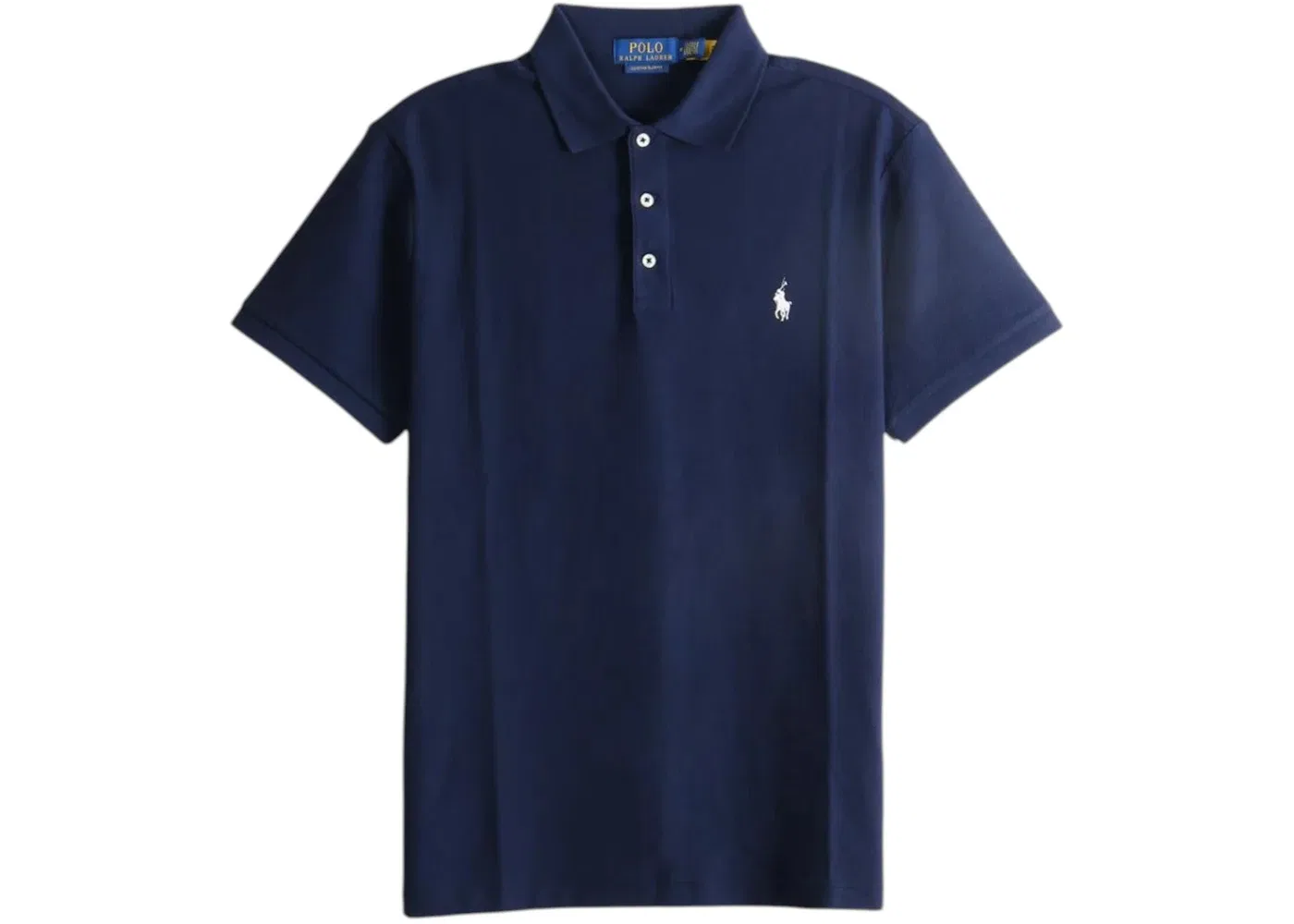 Мужское поло с коротким рукавом Honeycomb Textured Polo Ralph Lauren, Cruise Navy