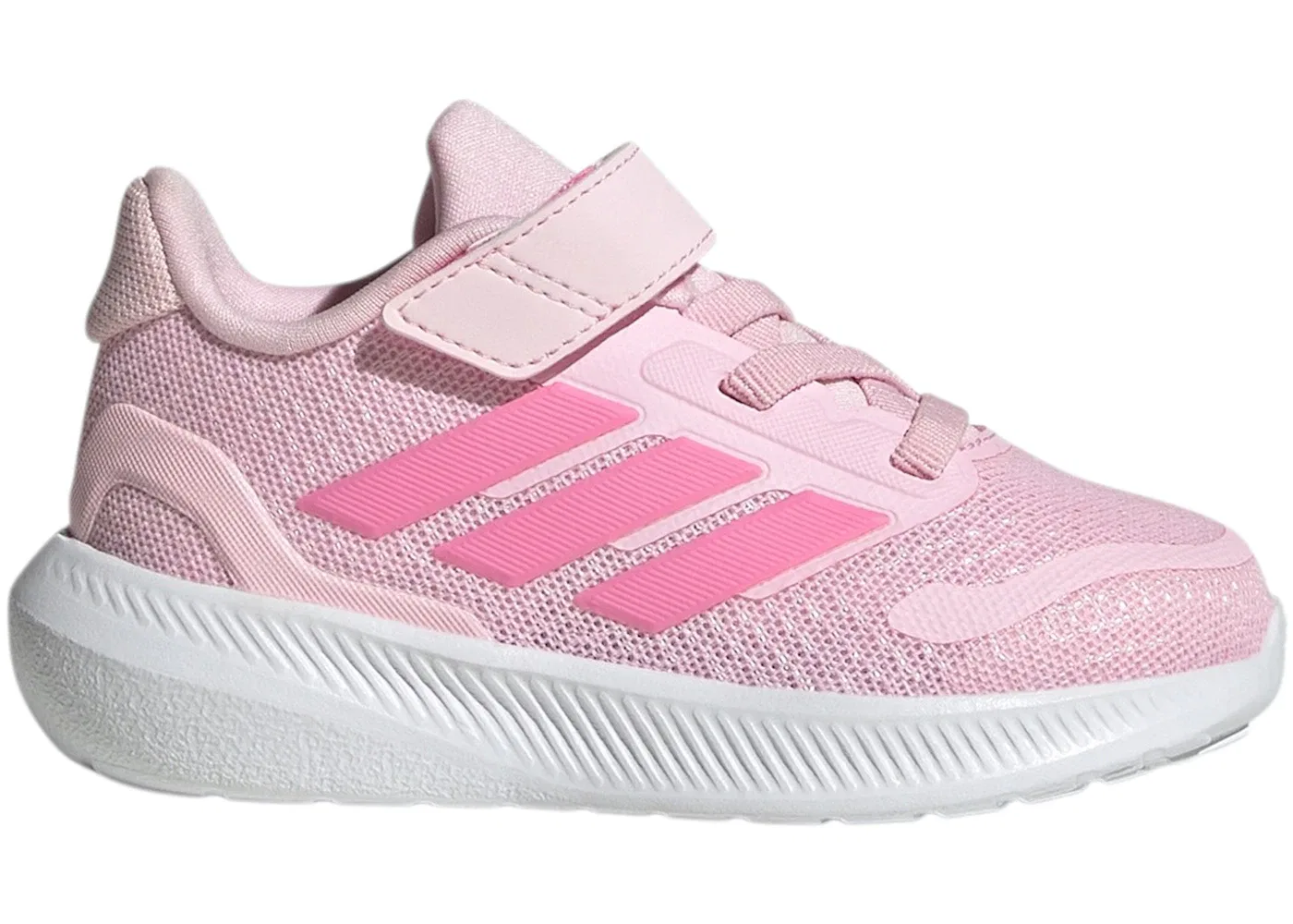 Детские кроссовки для бега с амортизацией Adidas Runfalcon 5, Clear Pink/Bliss Pink/Clear Pink